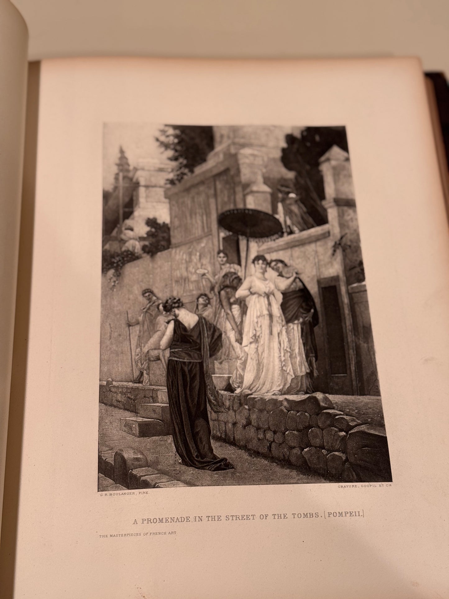 RESERVED Antique 1883 Masterpieces In French Art Engravings Photogravures History Book
