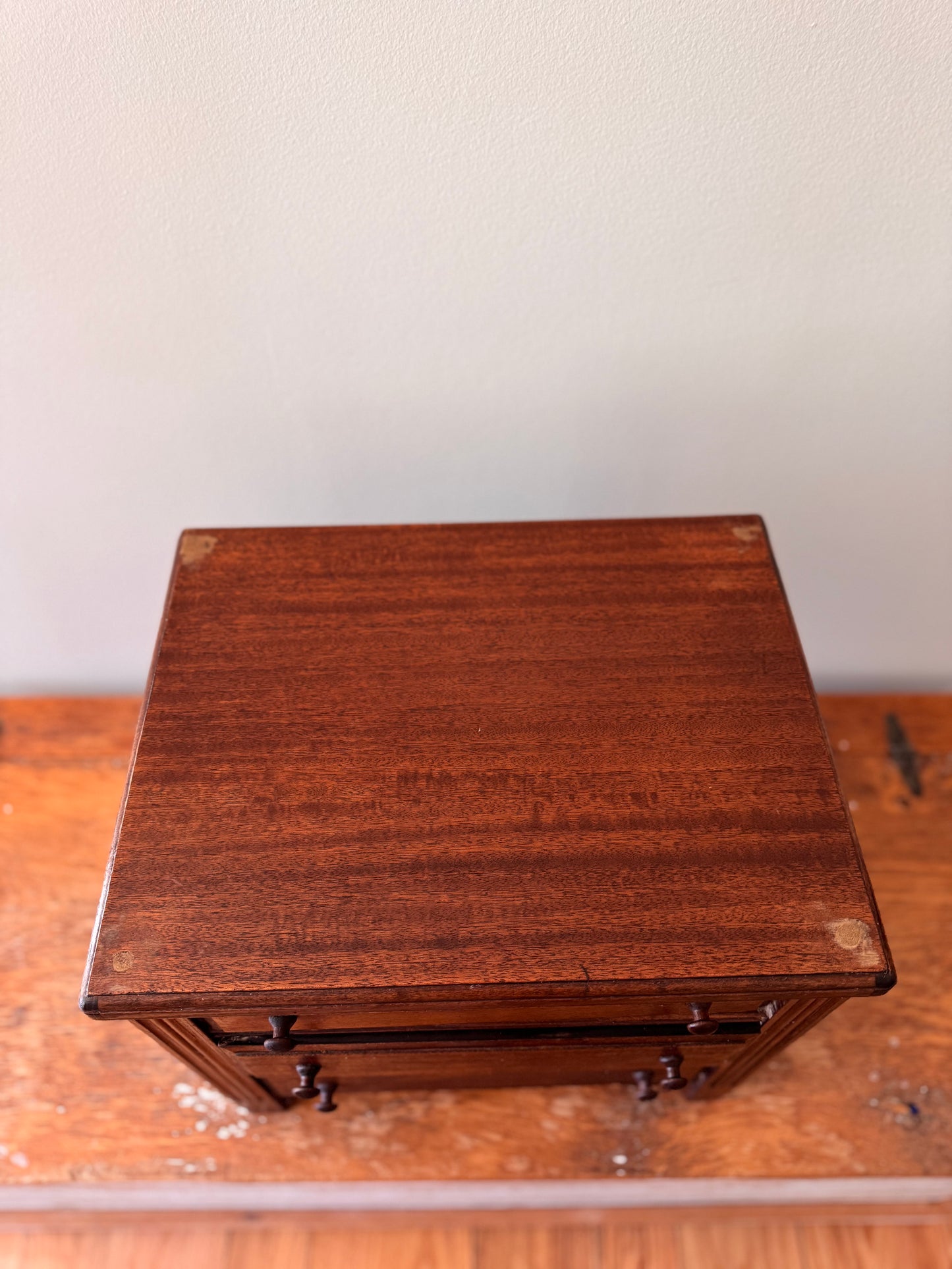 Vintage Wood Salesman Sample Miniature Dresser Commode Working Drawers