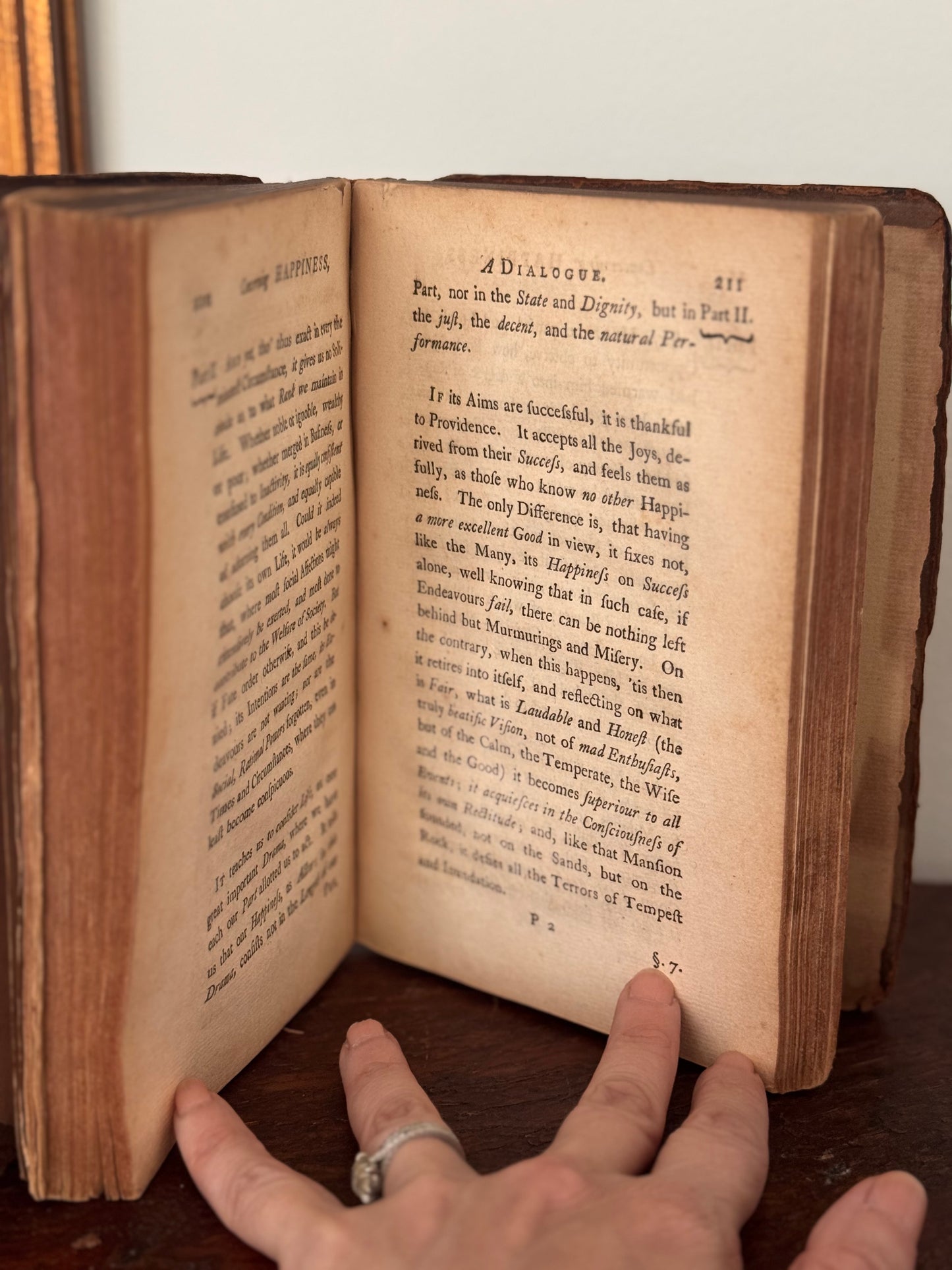 Antique Three Treatises By James Harris Full Leather Book 1765 2nd Edition 18th Century