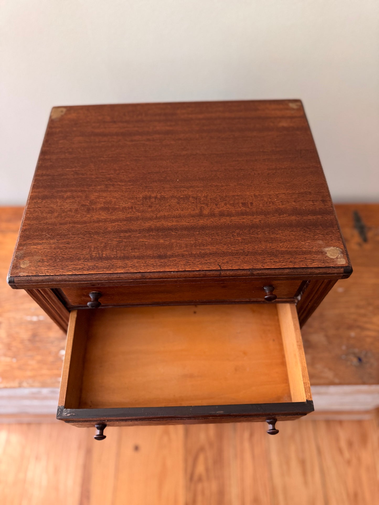 Vintage Wood Salesman Sample Miniature Dresser Commode Working Drawers