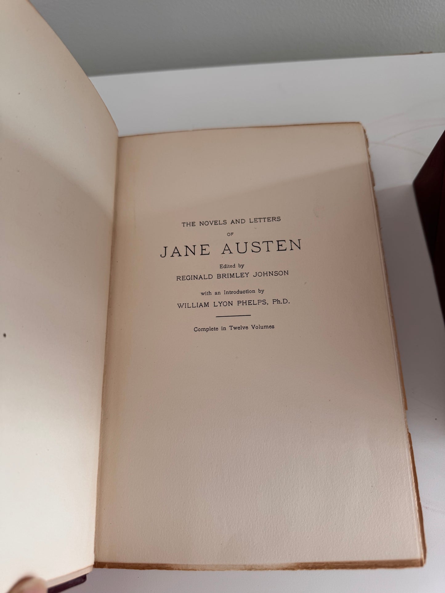 Antique Jane Austen Book Set 6 Volumes Manydown Edition 1907 Northanger Abbey Persuasion Emma
