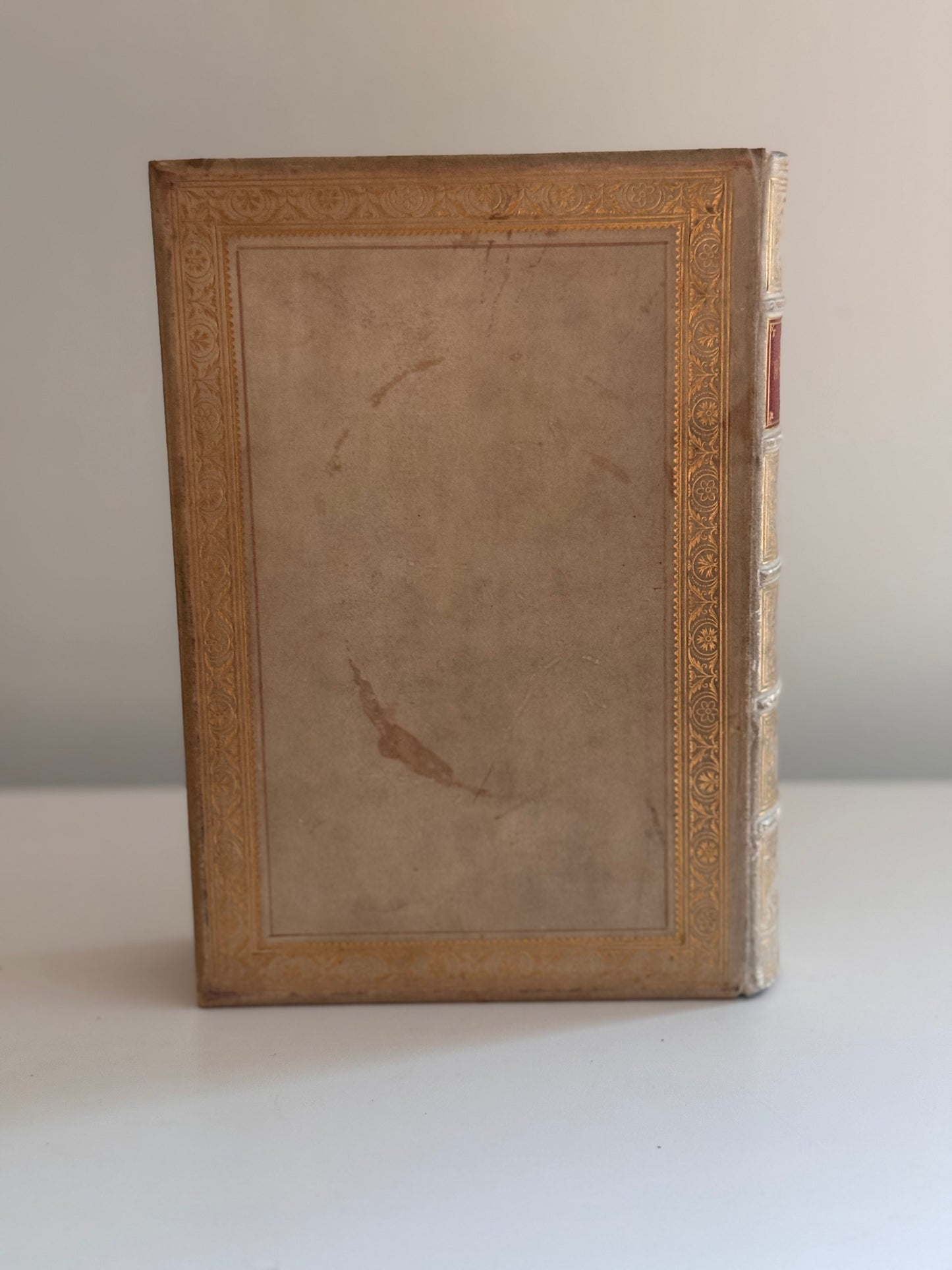 1849 Horatius Quintus Flacuss Rev. Henry Hart Milman Antique Book Gauffered Gilt