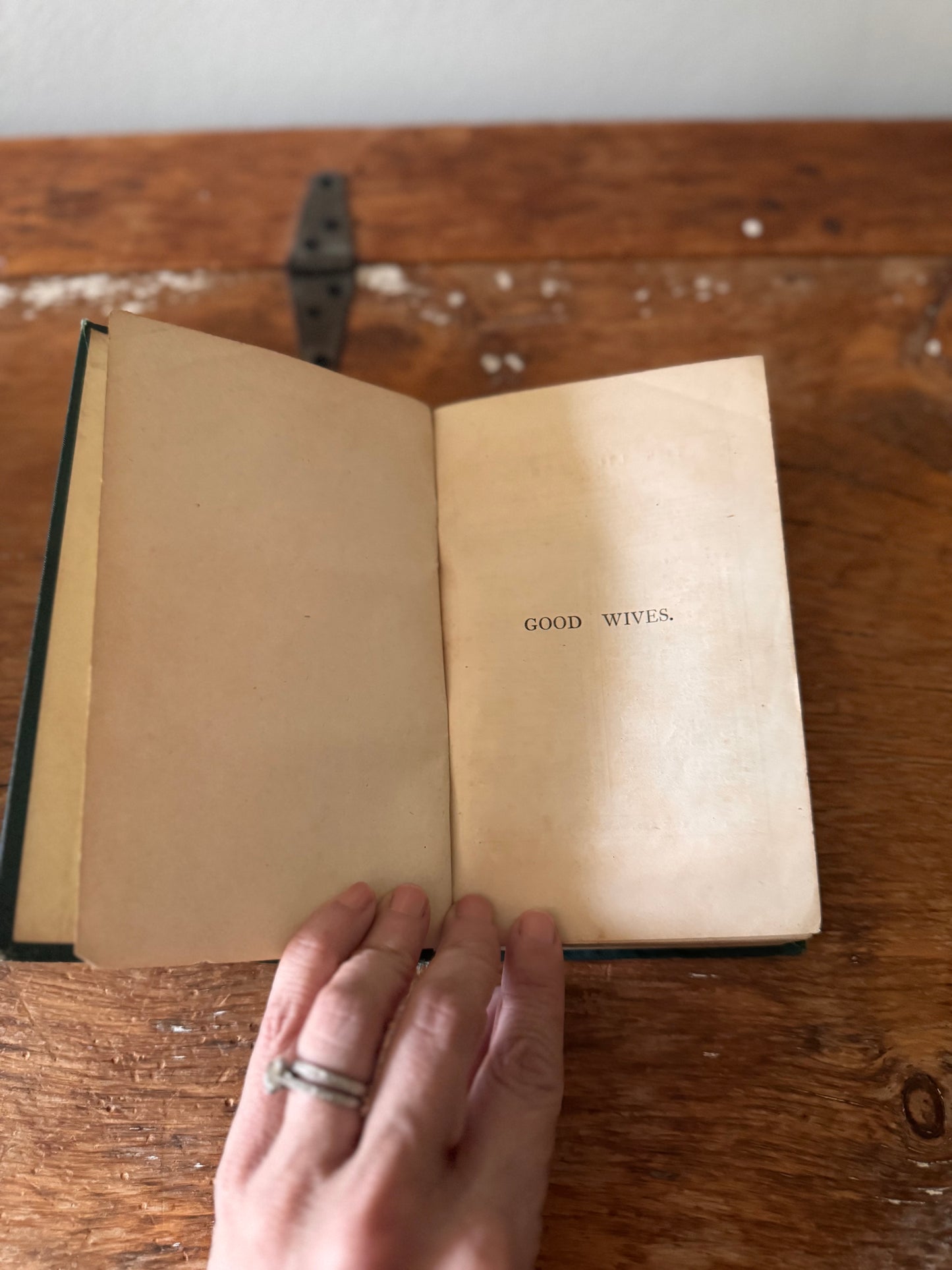 Antique 1885 Good Wives Lily Series by Louisa May Alcott Decorative Victorian