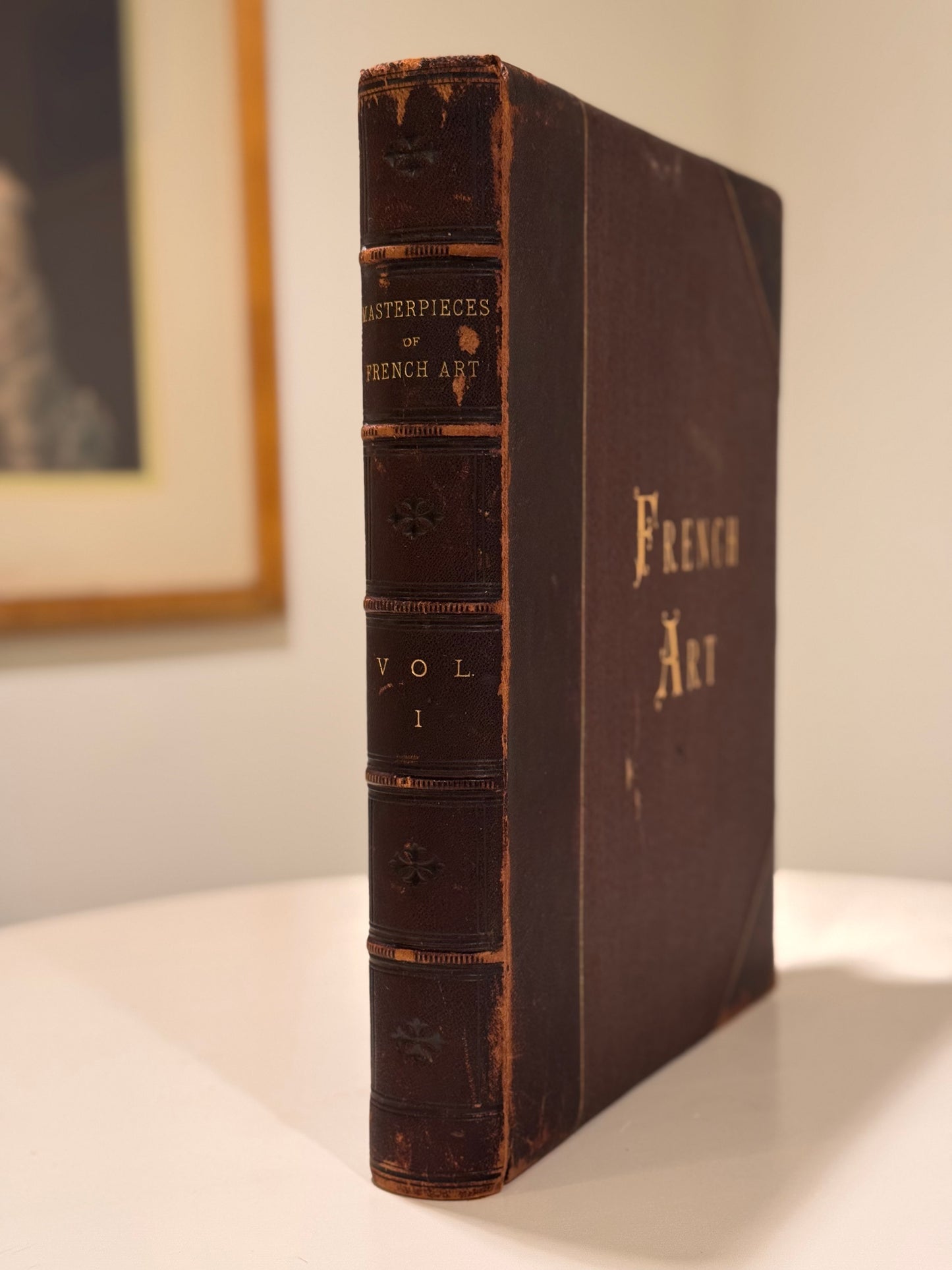 RESERVED Antique 1883 Masterpieces In French Art Engravings Photogravures History Book