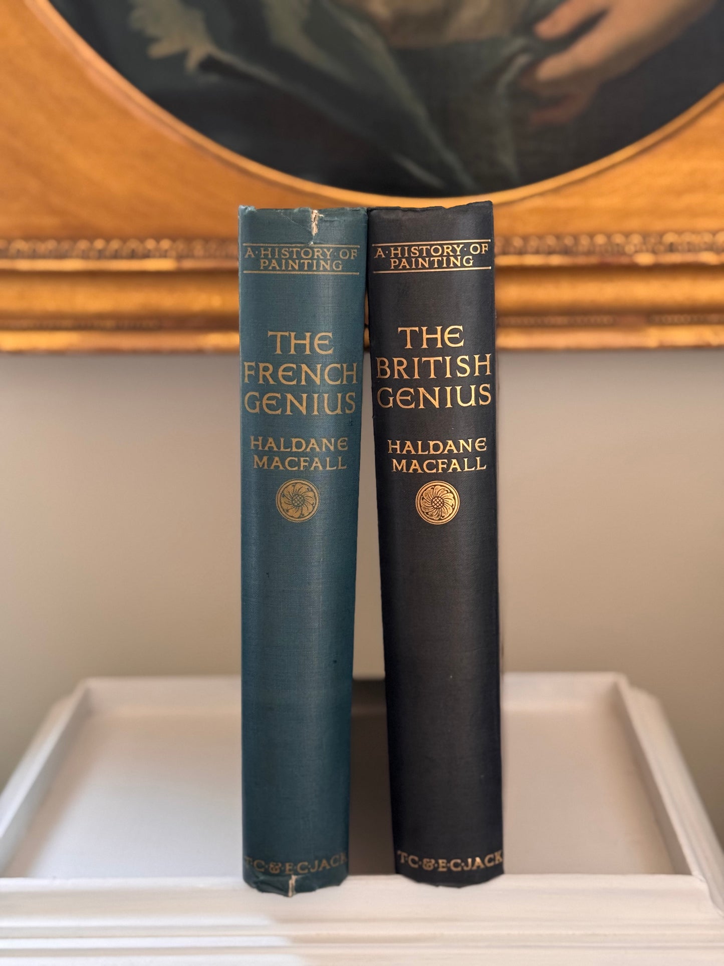 Antique Book Set The History Of Painting French & English Genius MacFall 1911