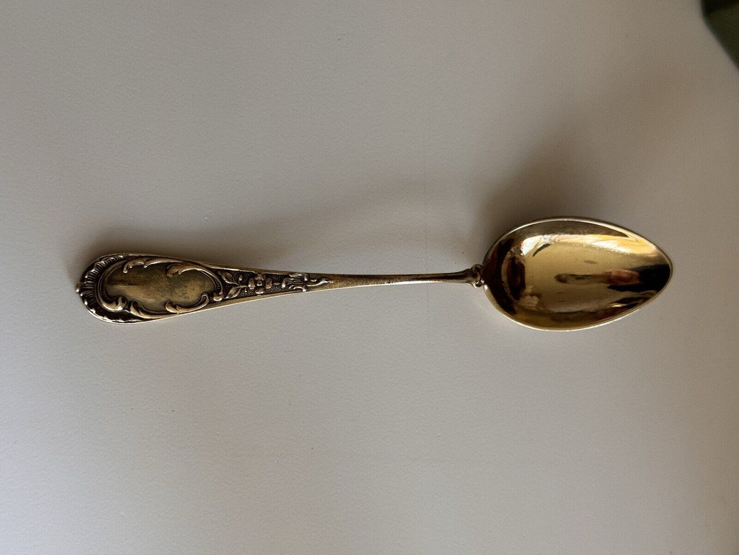 Antique French Demitasse Spoon Set Silverware Teaspoons In Box Case