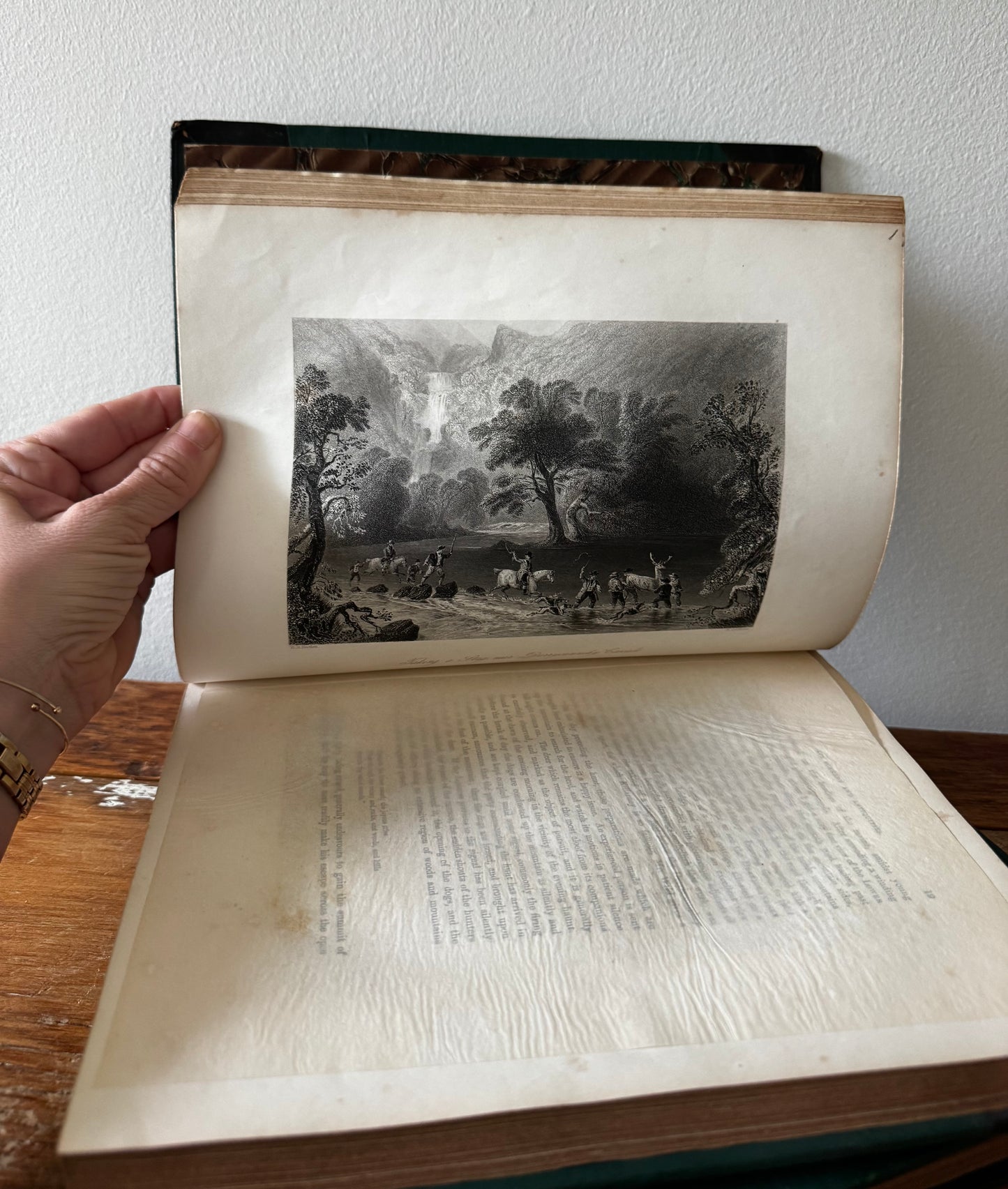 The Scenery & Antiquities Of Ireland Illustrated WH Bartlett 1852 Two Volume Set
