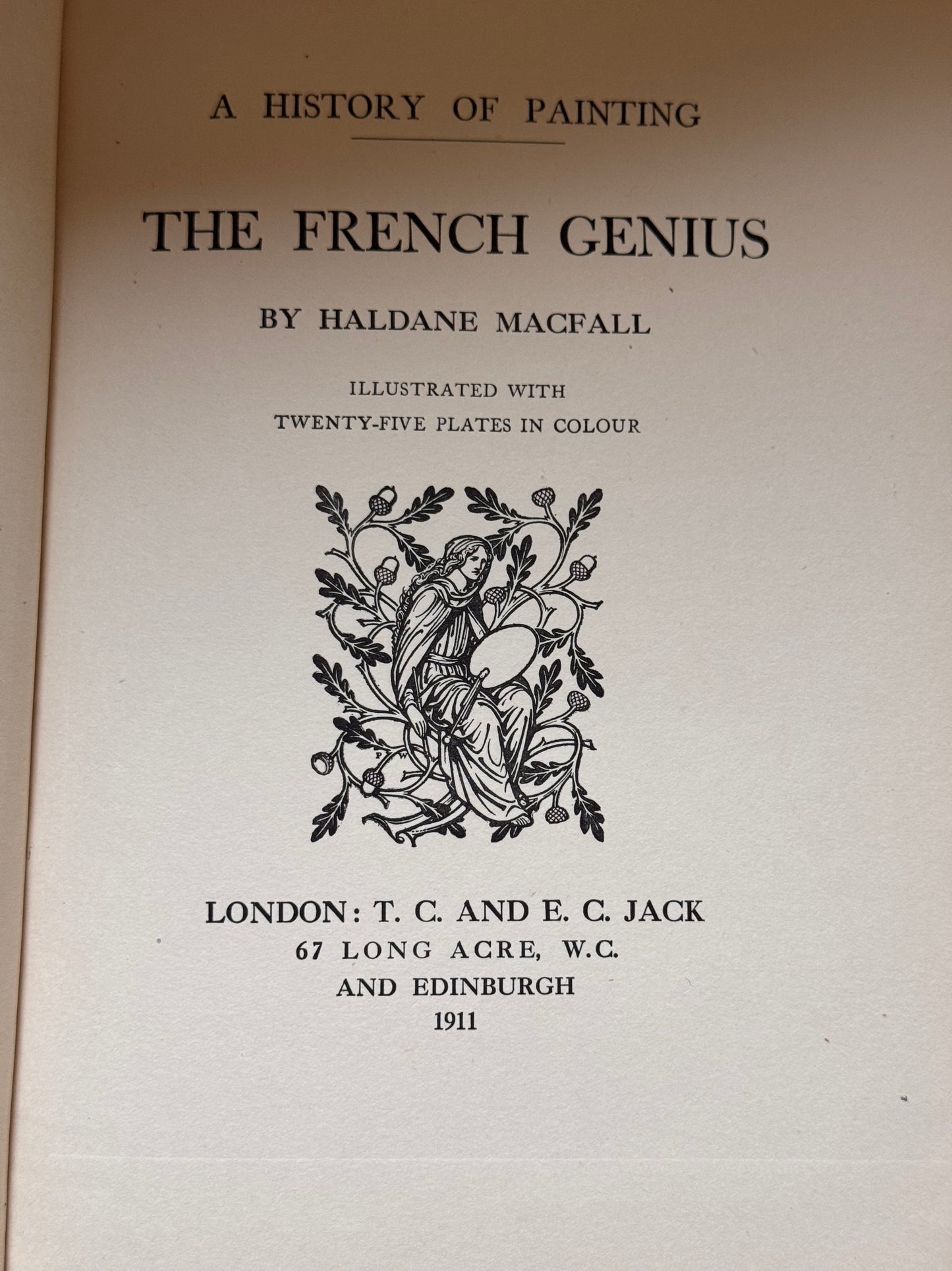 Antique Book Set The History Of Painting French & English Genius MacFall 1911