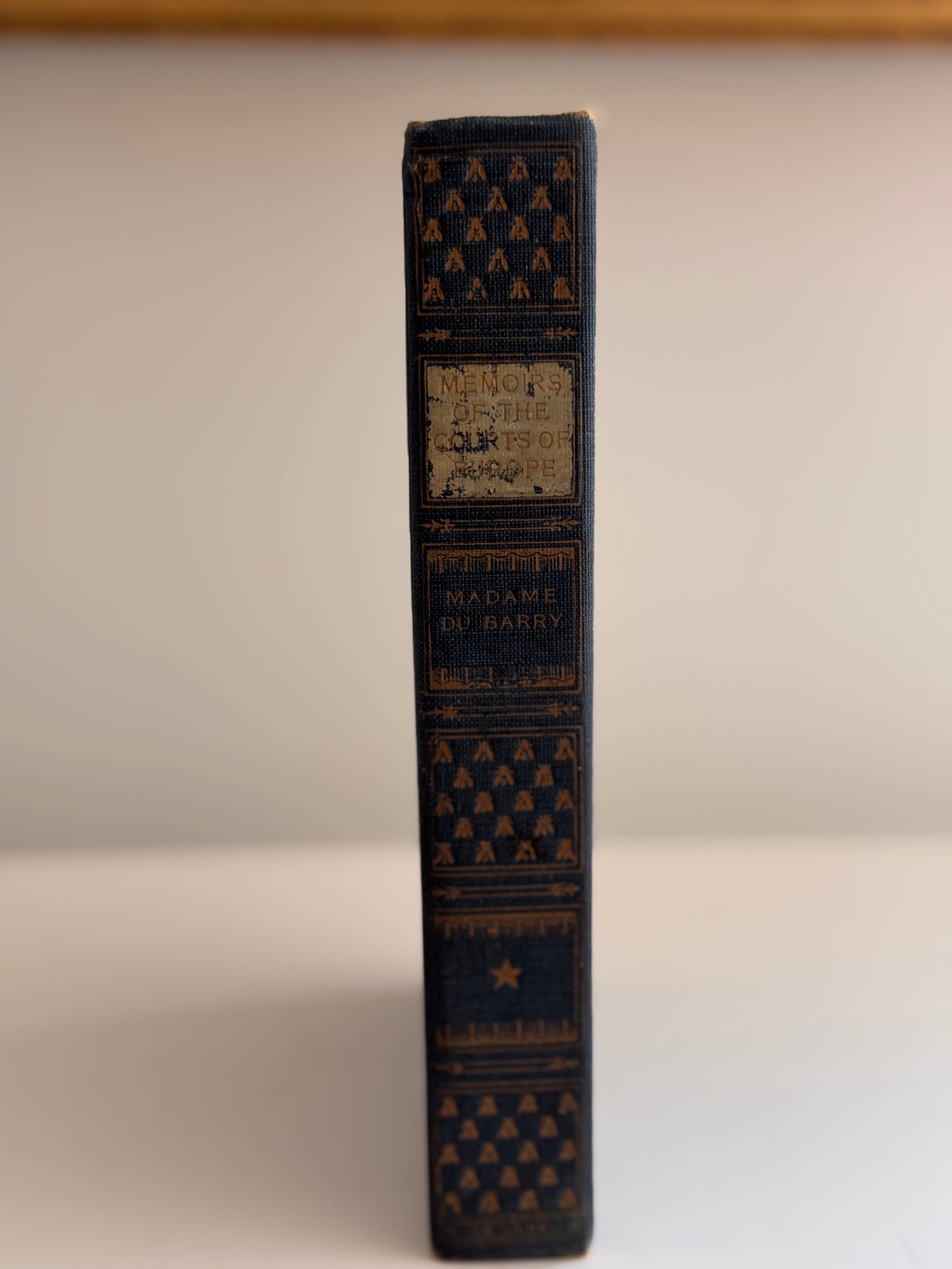 Antique 1910 Memoirs of the Courts of Europe Madame Du Barry Book