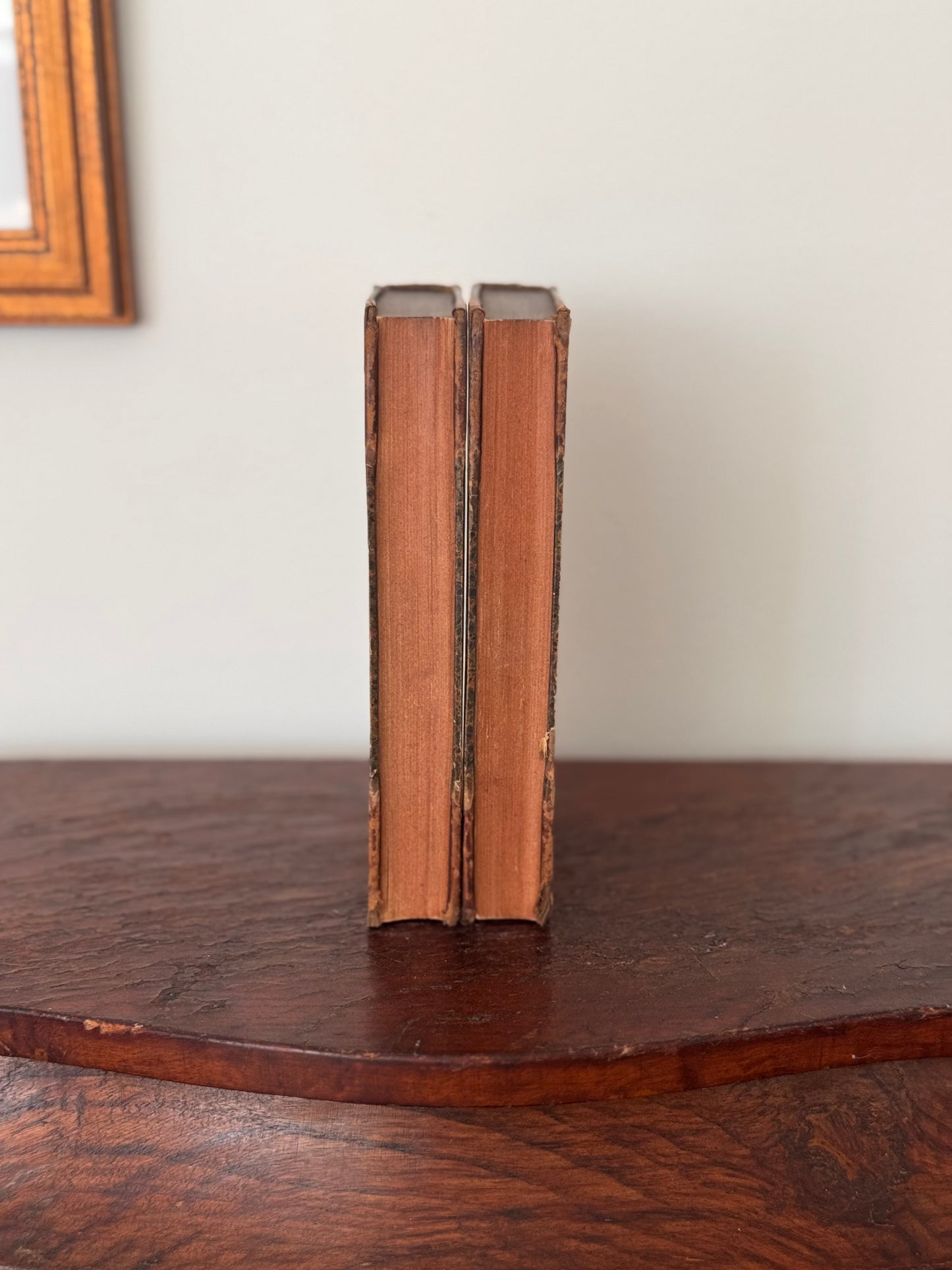 Antique Leather Book Set Early 19c 1835 Coleridge’s Table Talk By John Murray