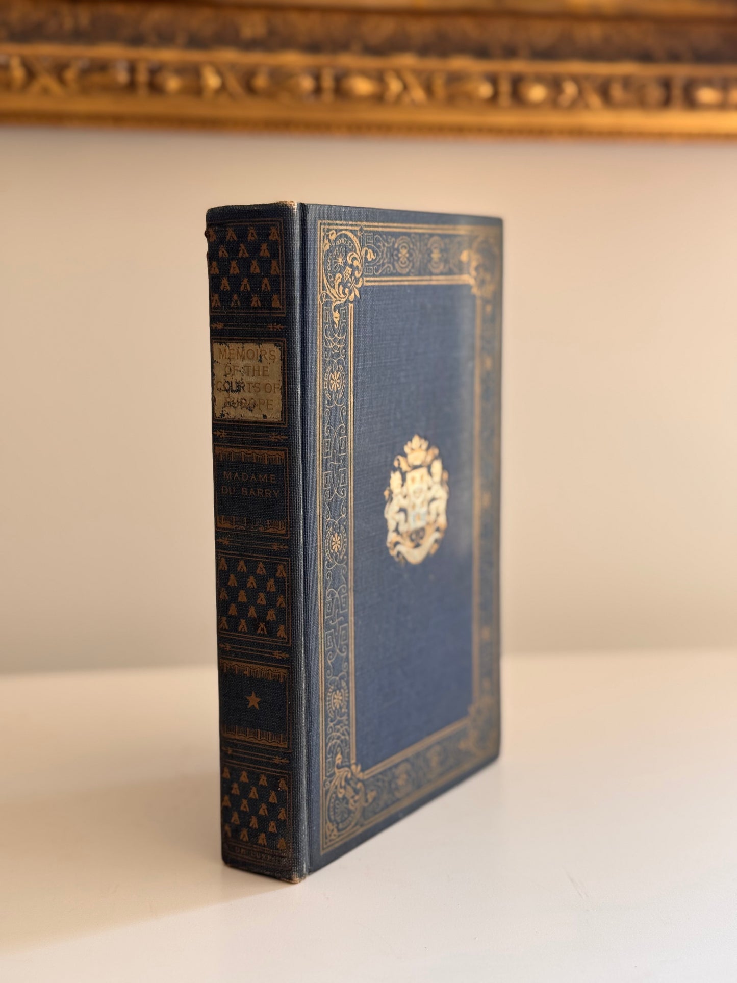 Antique 1910 Memoirs of the Courts of Europe Madame Du Barry Book