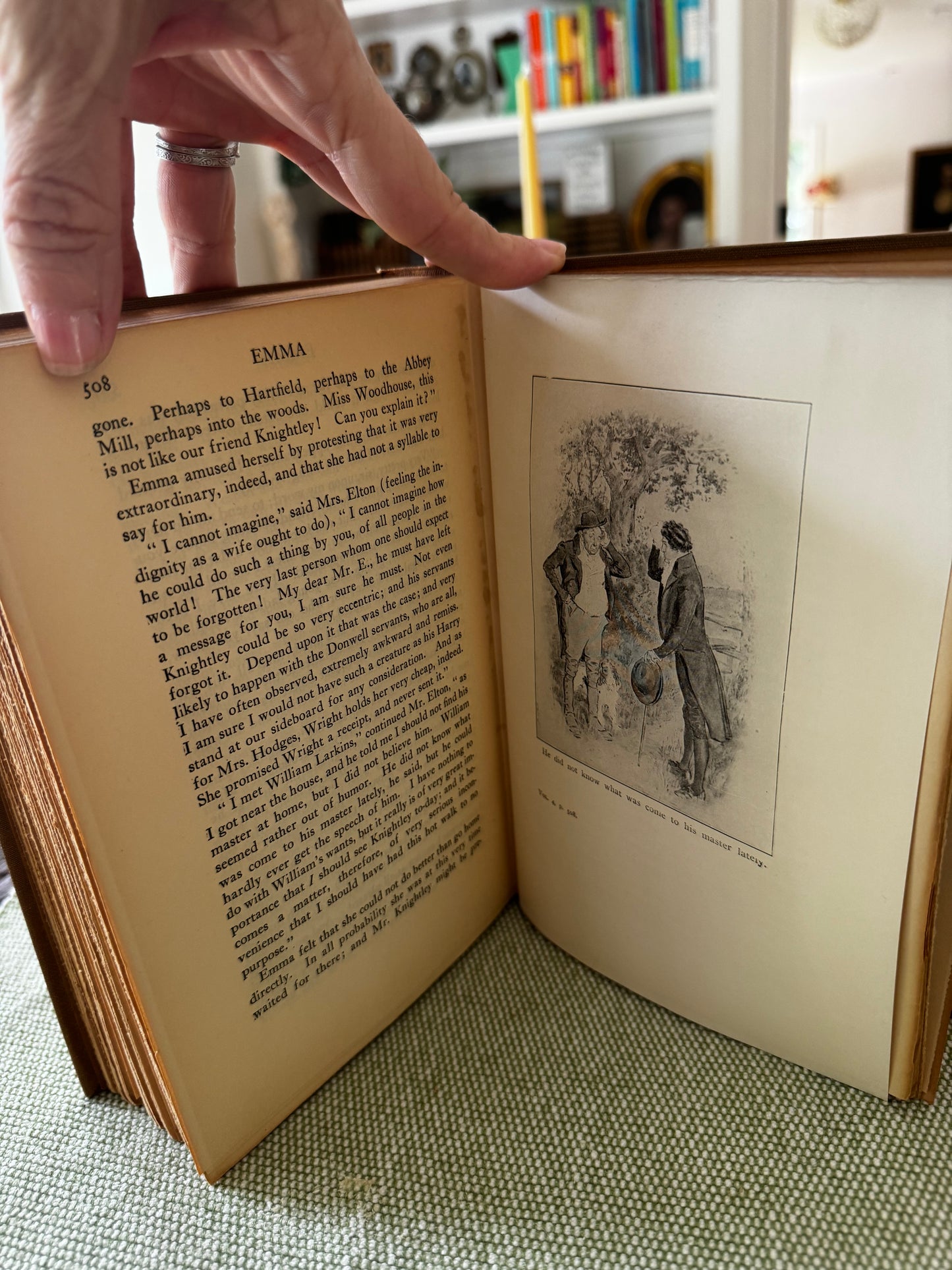 Emma by Jane Austen National Library Edition c1900s Illustrated