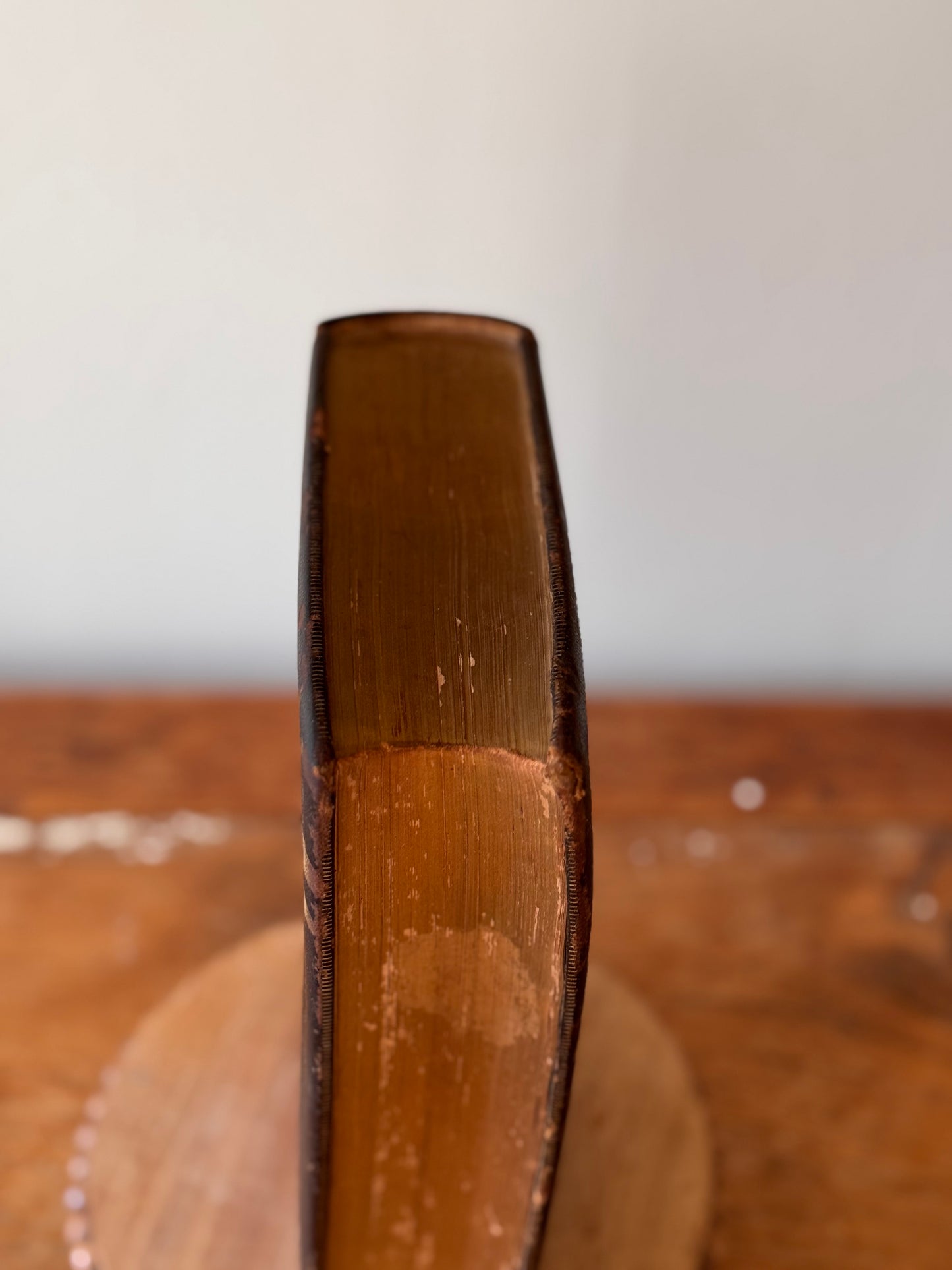 Antique 19c The Complete Poetical Works of Lord Byron Full Leather 1865
