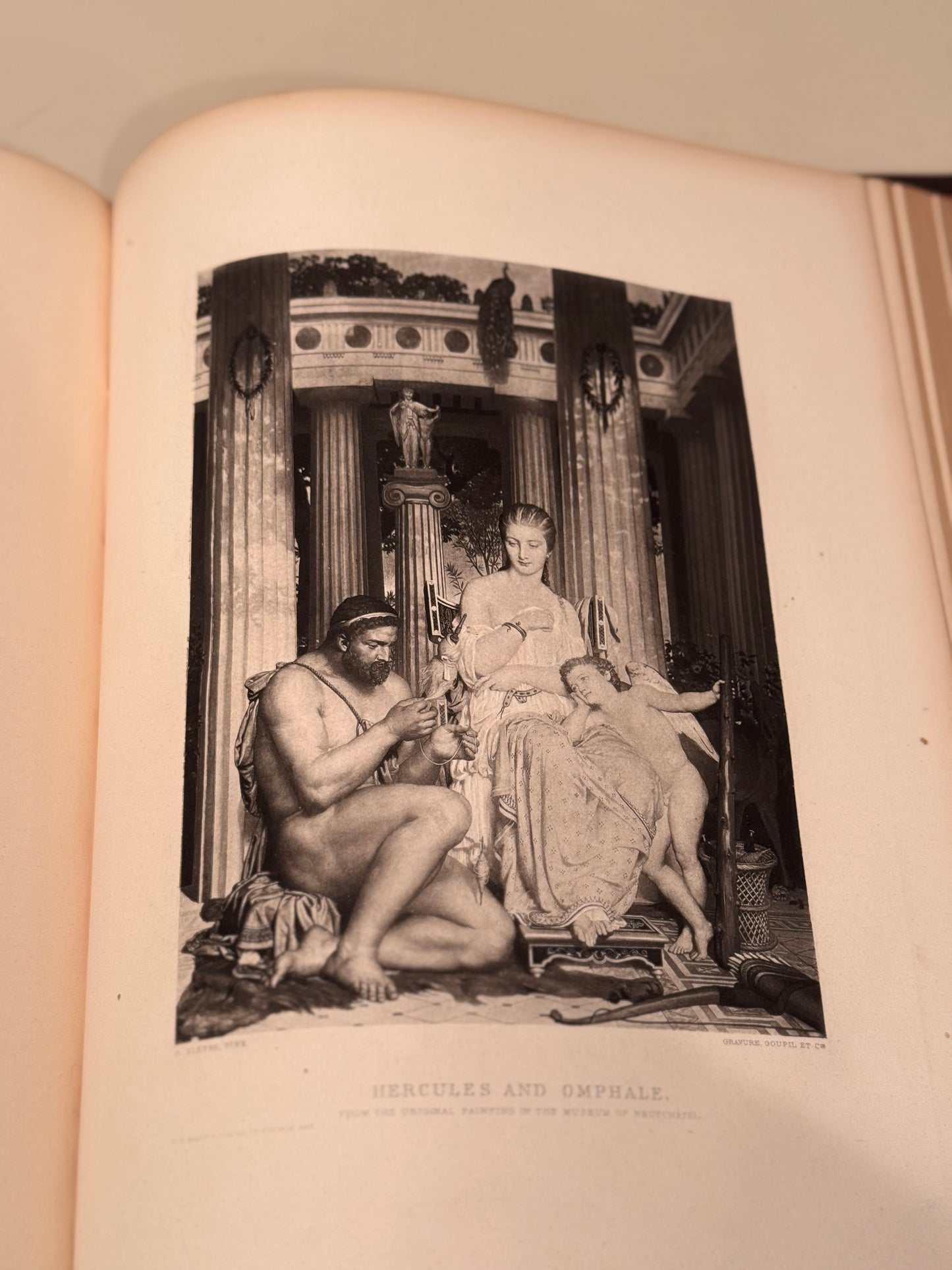 RESERVED Antique 1883 Masterpieces In French Art Engravings Photogravures History Book