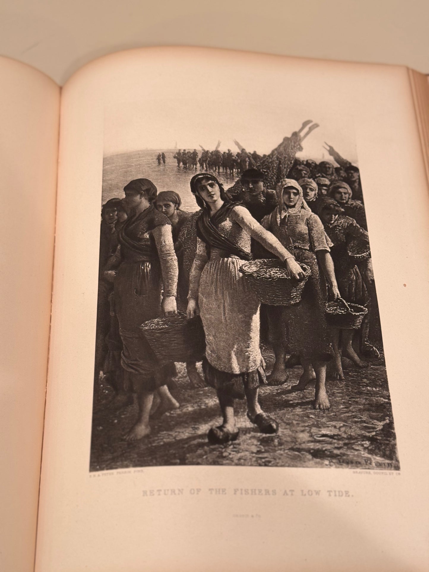 RESERVED Antique 1883 Masterpieces In French Art Engravings Photogravures History Book