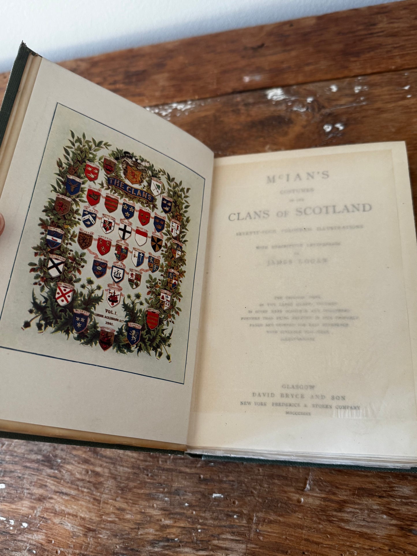 Antique Copy 1909 McIan’s Costumes of the Clans of Scotland Illustrated