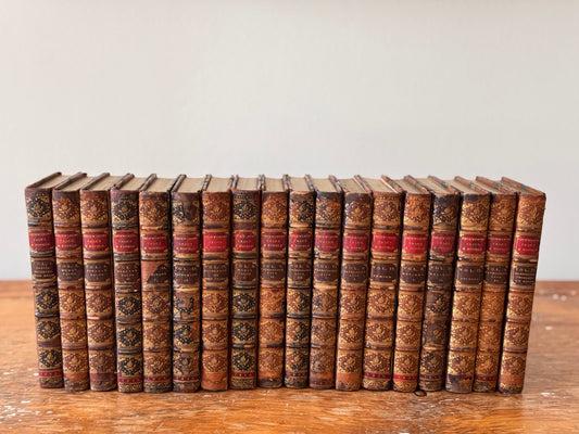 Antique 1832-1833 Full 18 Volume Set of Tales & Novels by Maria Edgeworth