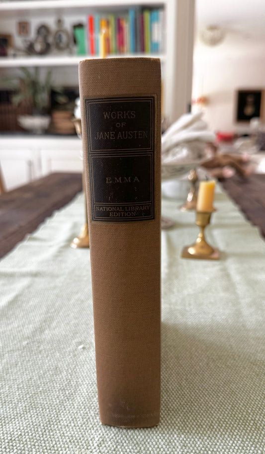 Emma by Jane Austen National Library Edition c1900s Illustrated