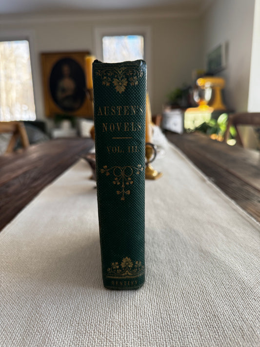 Antique 1856 Mansfield Park by Jane Austen Bentley Edition