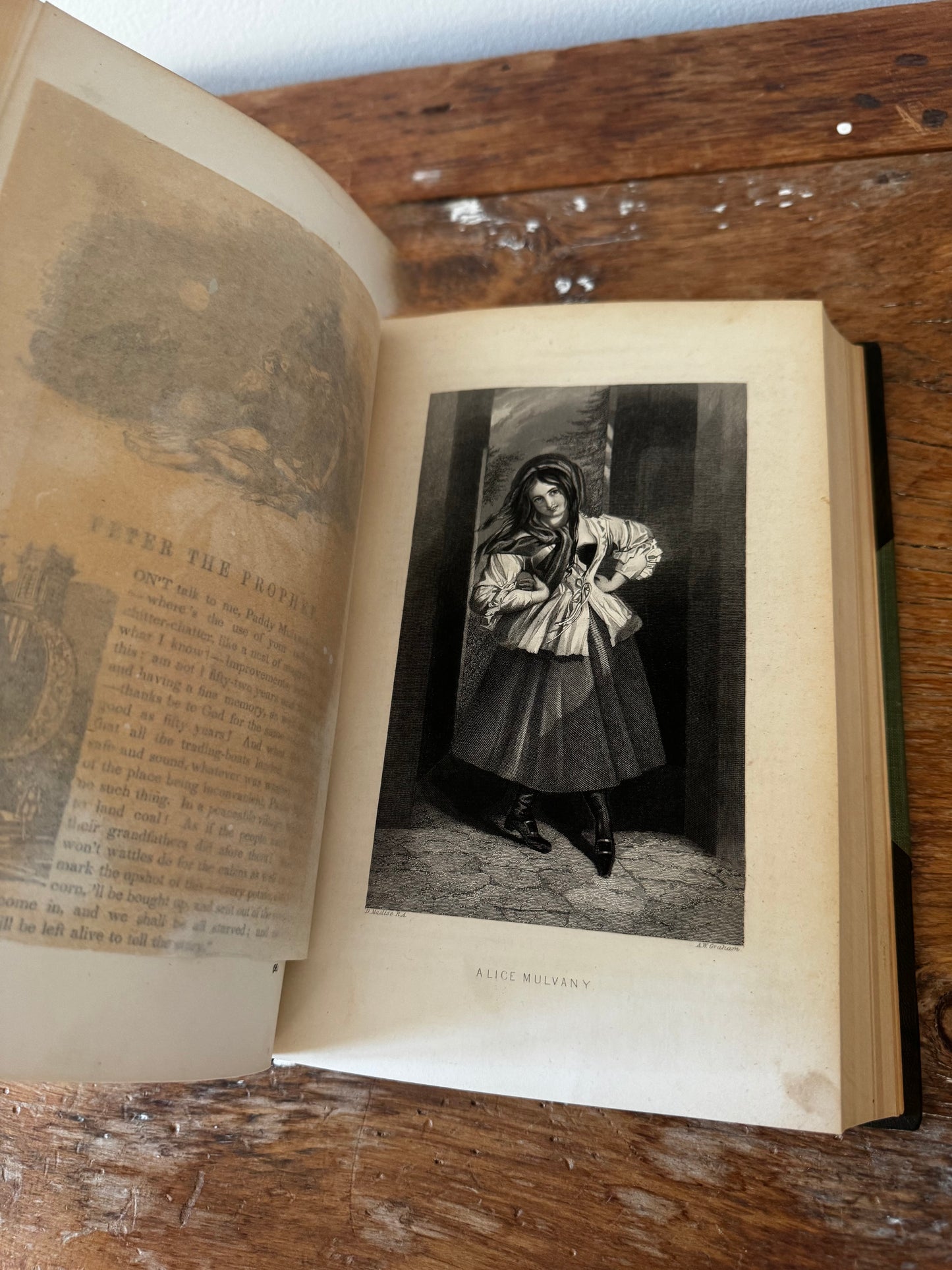 Antique Copy of 1846 Sketches of Irish Character Mrs Hall Fine