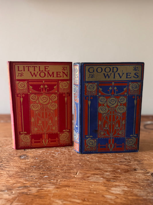 Little Women & Good Wives Art Nouveau Blackie & Son Book Set 1908