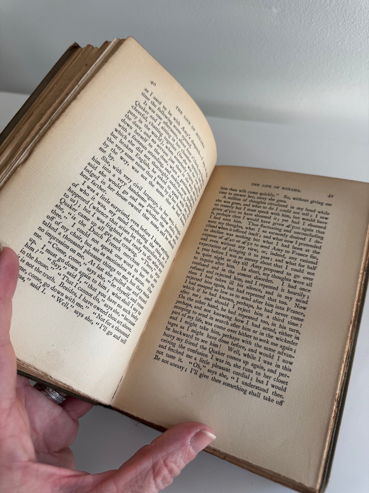 Antique 1895 The Fortunate Mistress or Roxana By Daniel Defoe Illustrated Dent