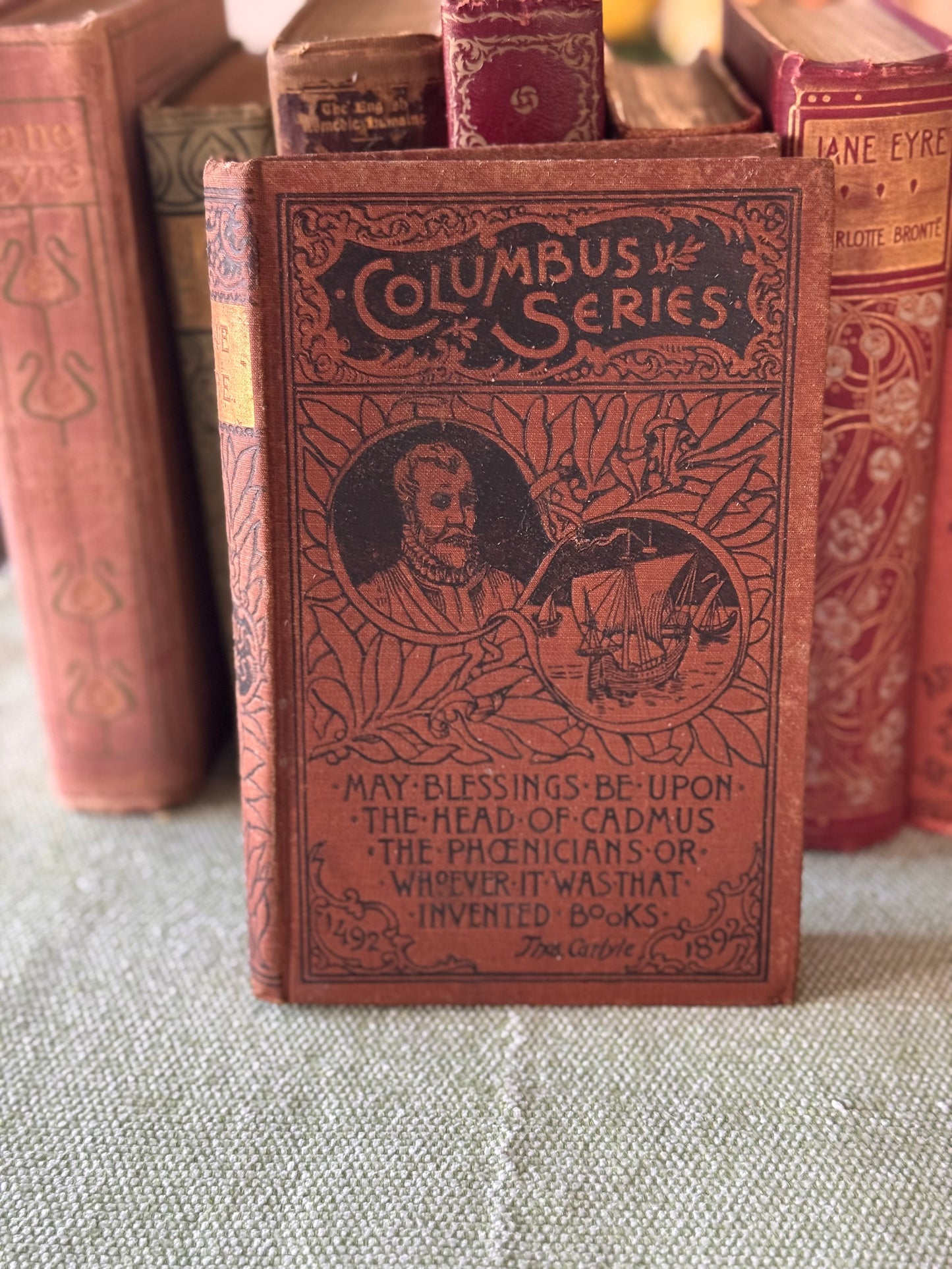 Jane Eyre by Charlotte Bronte Columbus Series Circa 1900