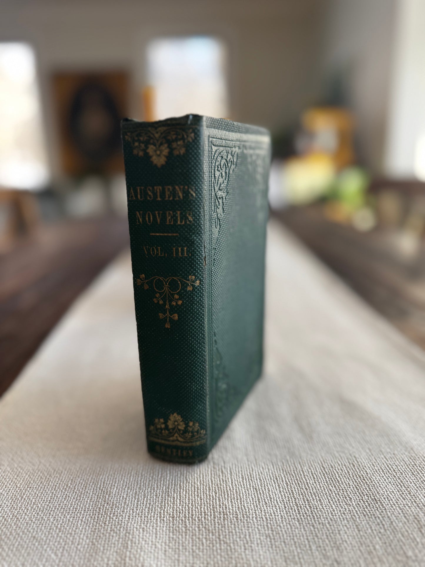 Antique 1856 Mansfield Park by Jane Austen Bentley Edition