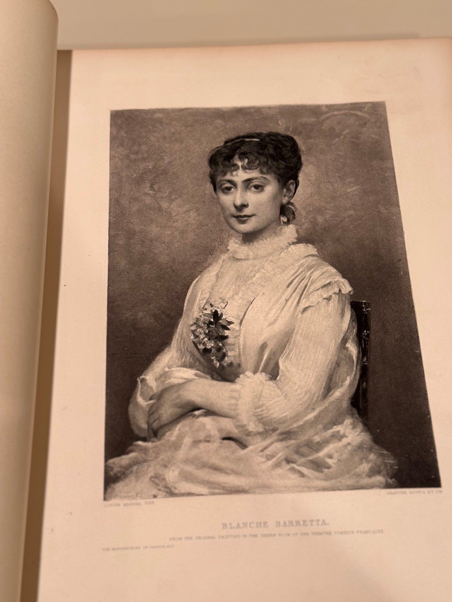 RESERVED Antique 1883 Masterpieces In French Art Engravings Photogravures History Book
