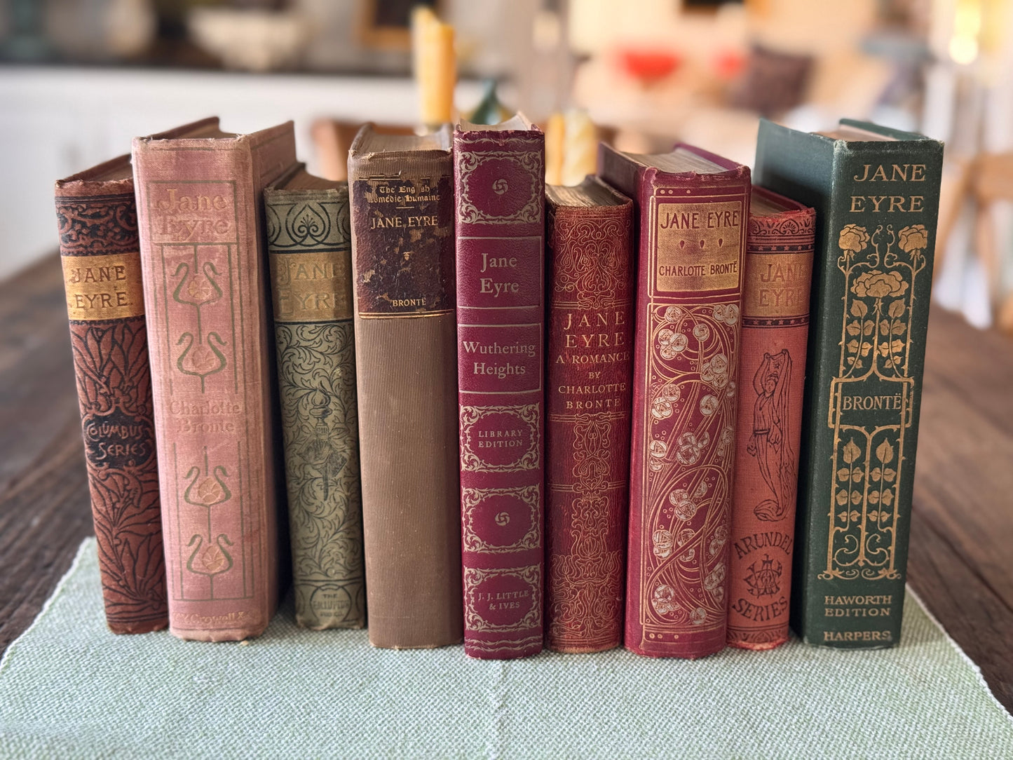 Jane Eyre by Charlotte Bronte Columbus Series Circa 1900