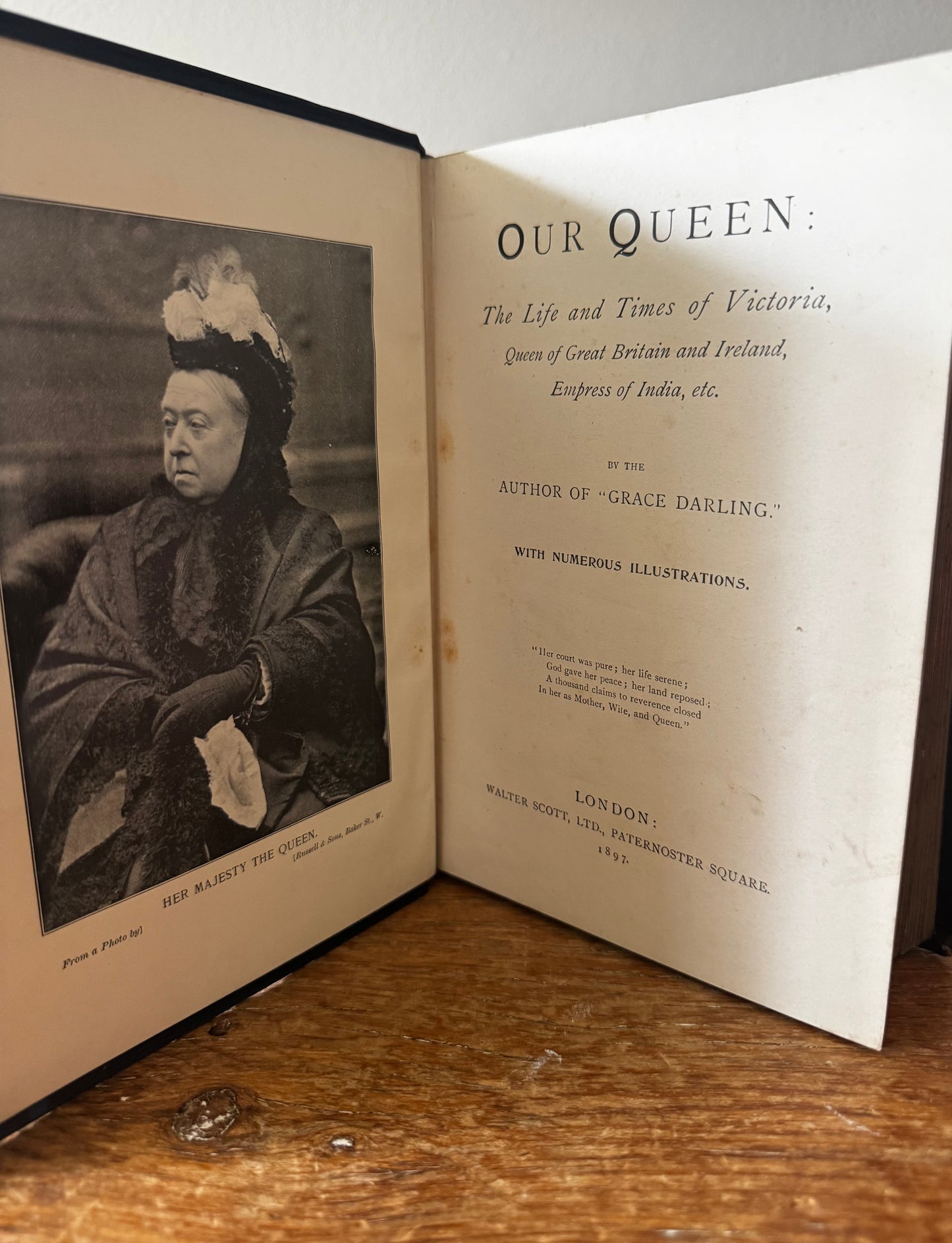 Queen Victoria Antique Book Lot