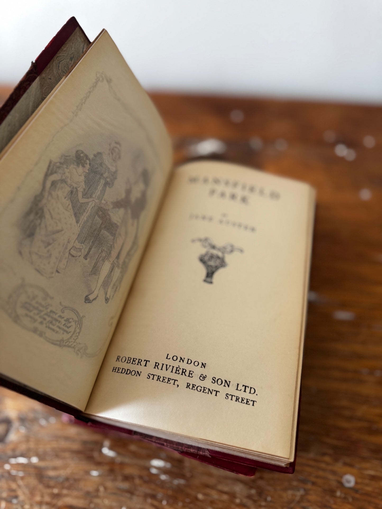 Antique Set Of Jane Austen’s Novels 1920s Riviere & Son Emma Northanger Abbey Persuasion