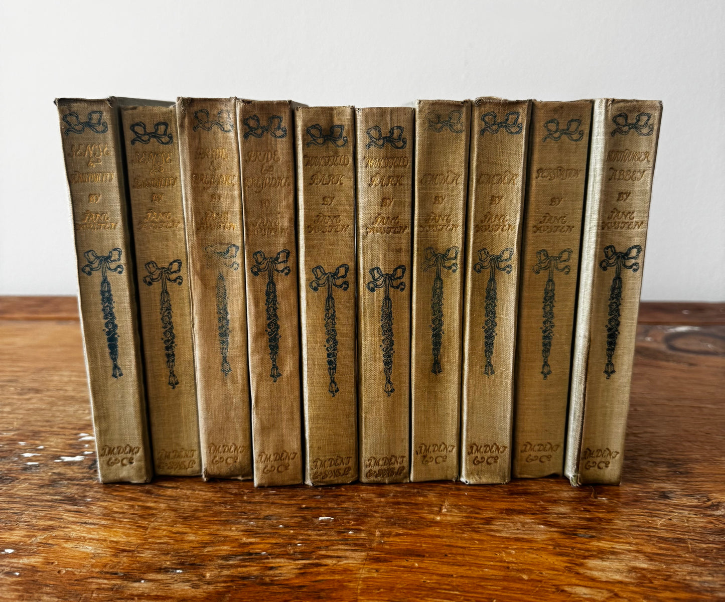 Jane Austen JM Dent 10-Volume Set Illustrated Brock 1908