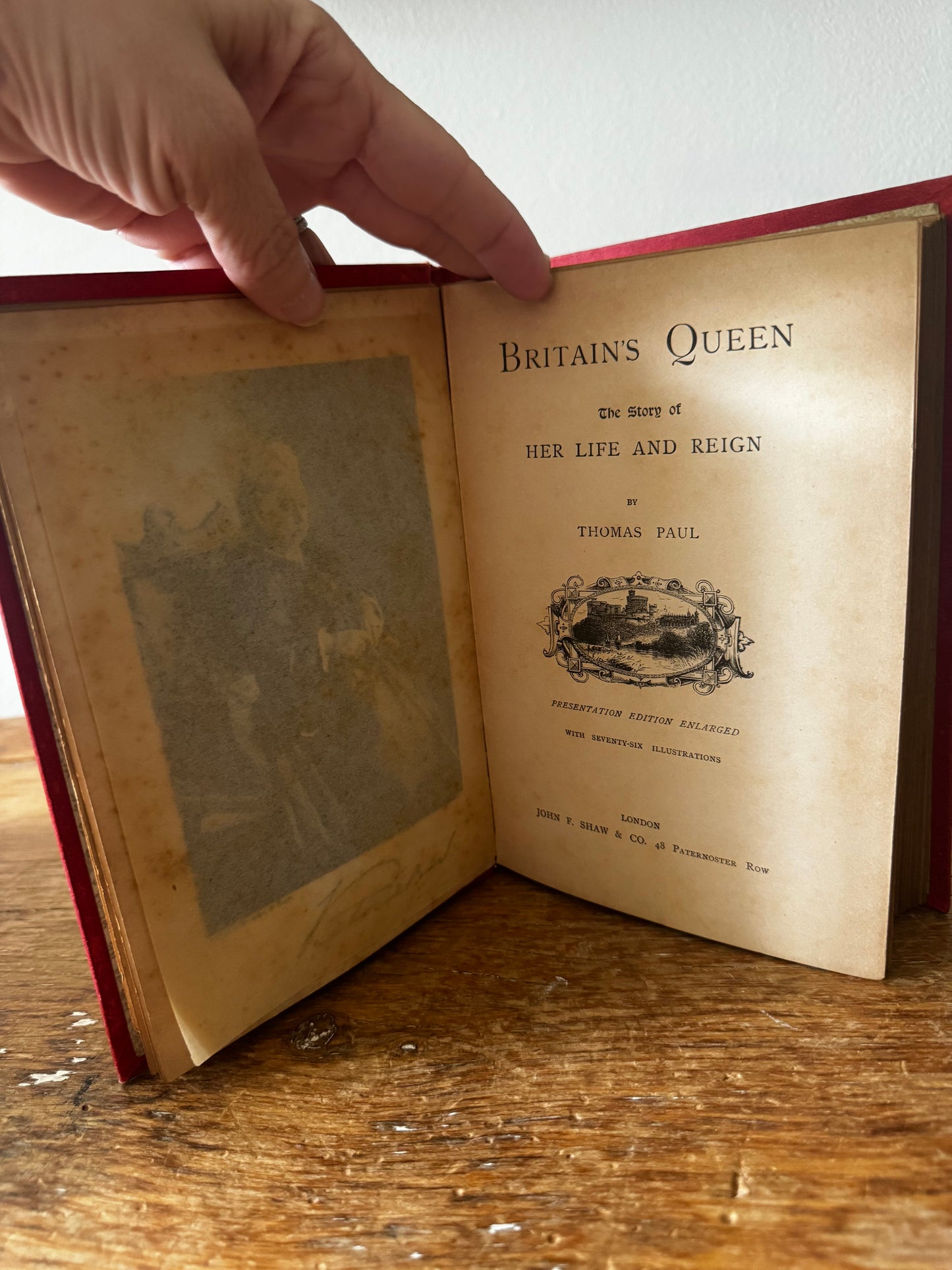 Queen Victoria Antique Book Lot