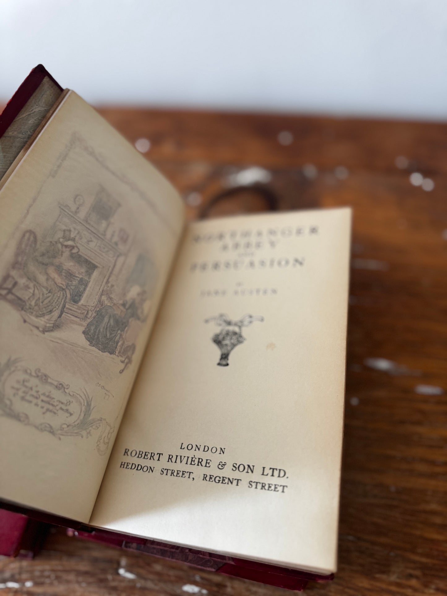 Antique Set Of Jane Austen’s Novels 1920s Riviere & Son Emma Northanger Abbey Persuasion
