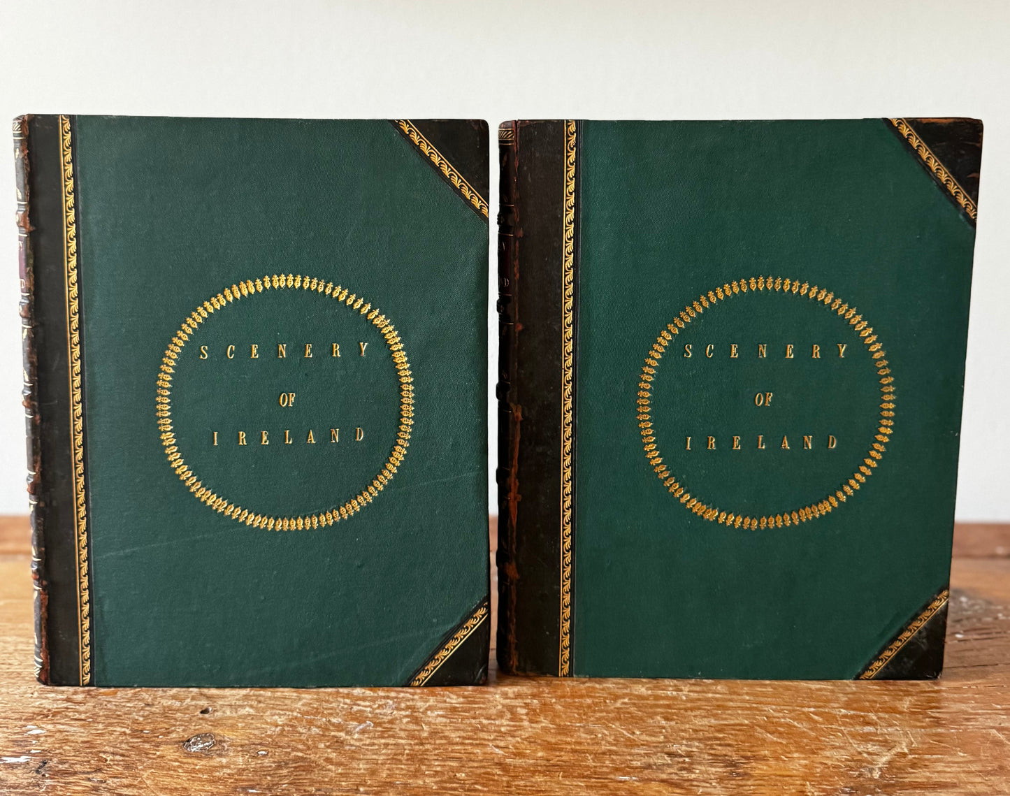 The Scenery & Antiquities Of Ireland Illustrated WH Bartlett 1852 Two Volume Set