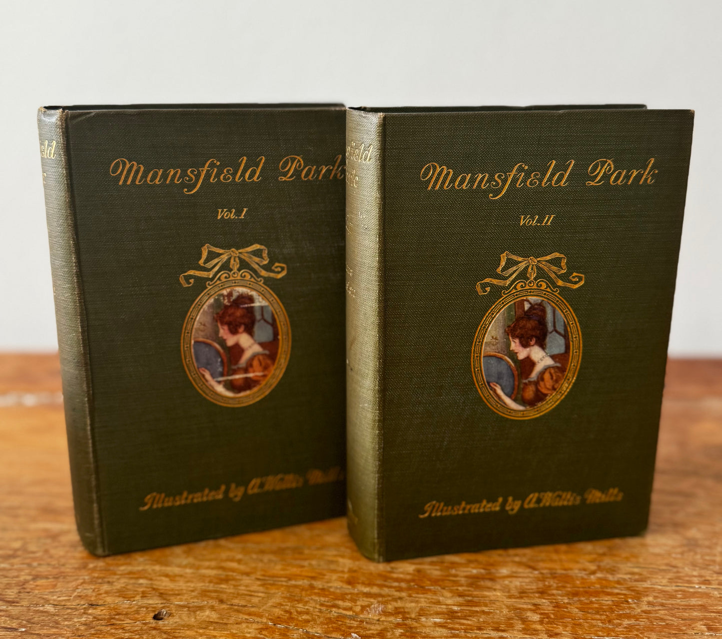 Complete Set of The Novels of Jane Austen Chatto Windus 1908 A Wallis Mills