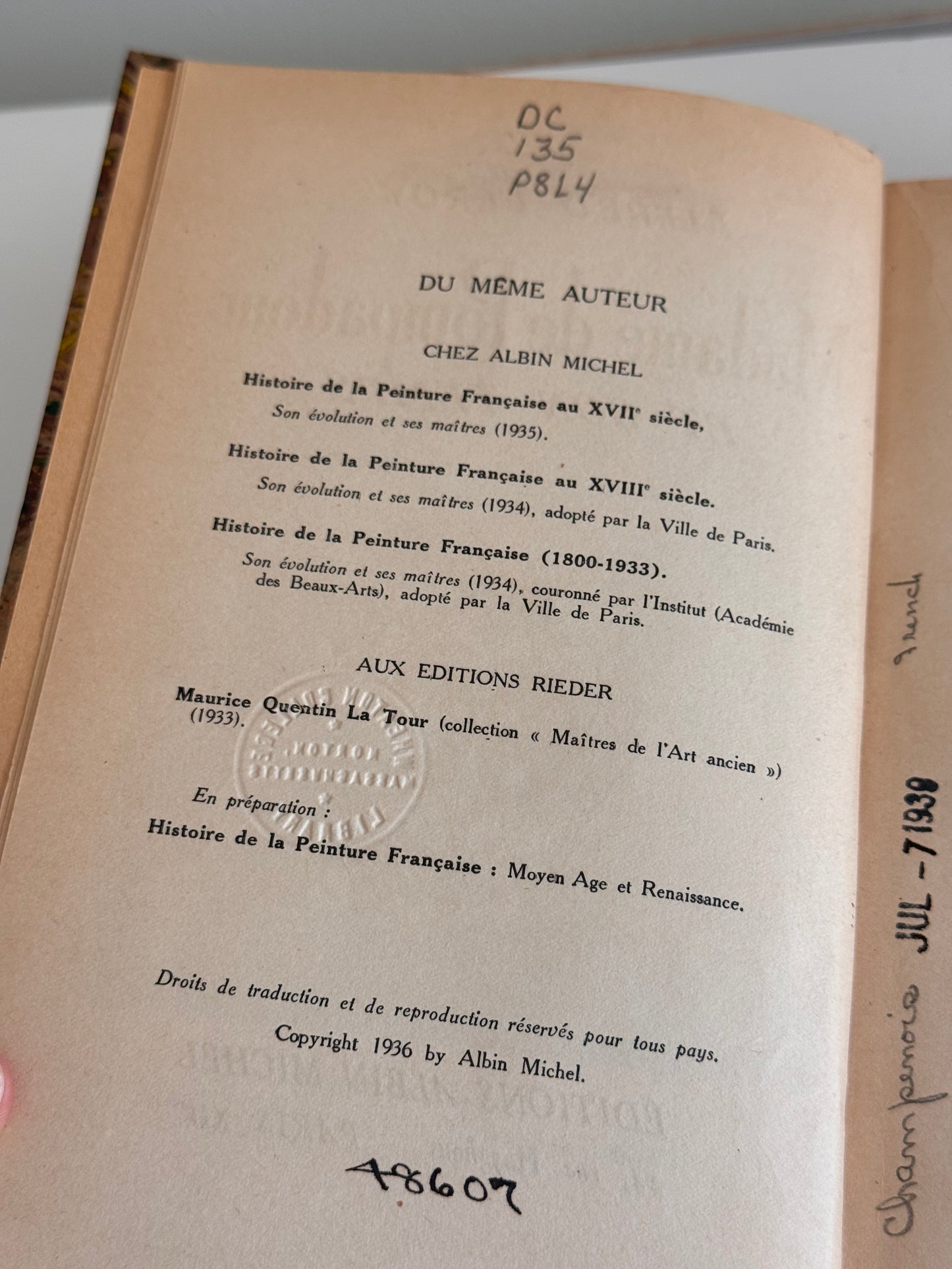 Vintage 1935 French Book Madame Du Pompadour by Albert Leroy Illustrated Red Cloth