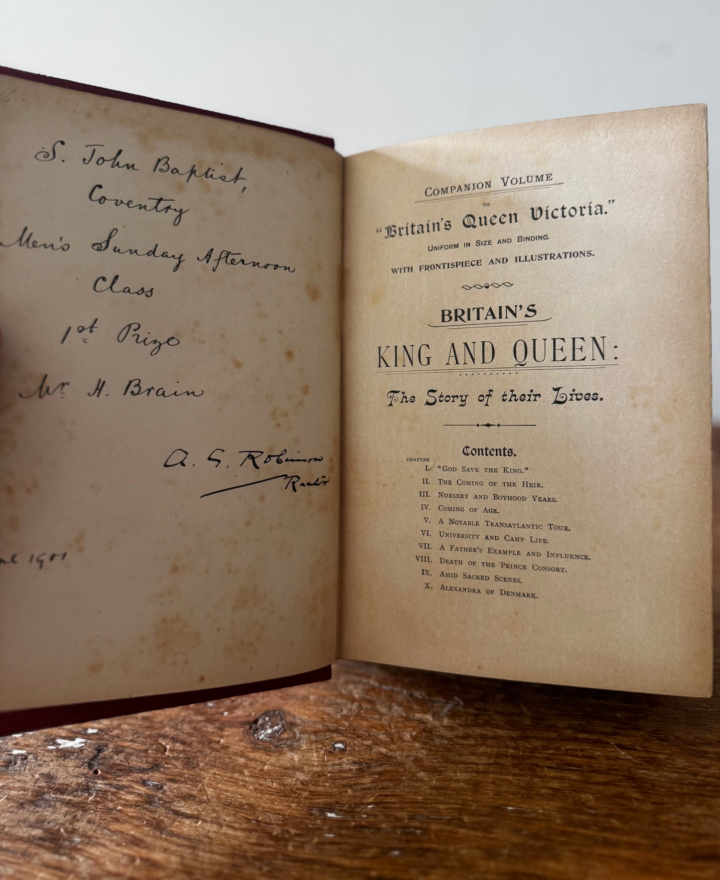 Queen Victoria Antique Book Lot