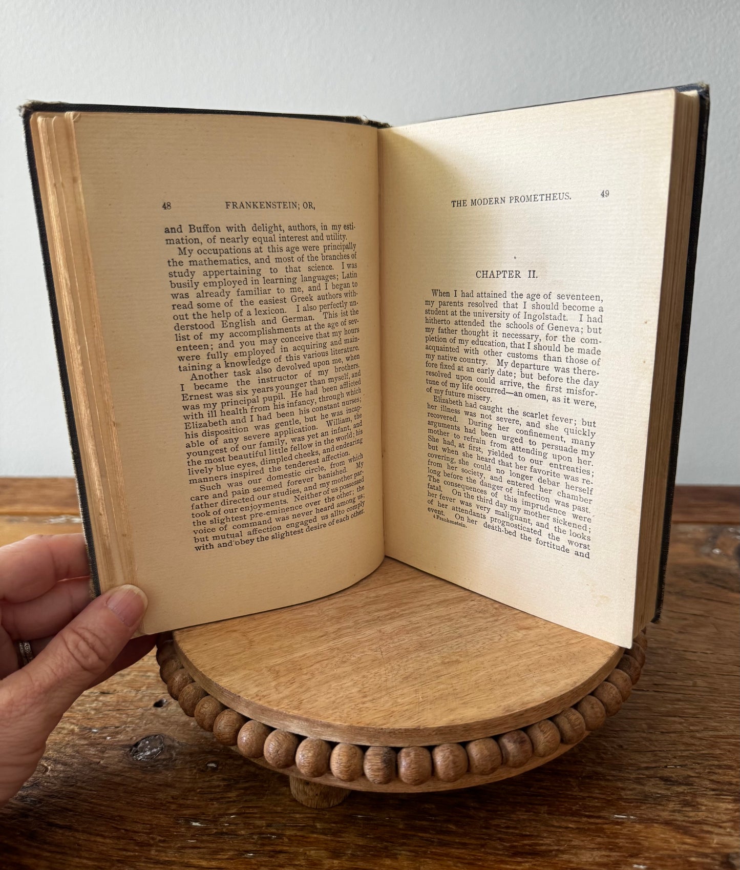 Antique Copy Frankenstein Or The Modern Prometheus Mary Shelley 1890s
