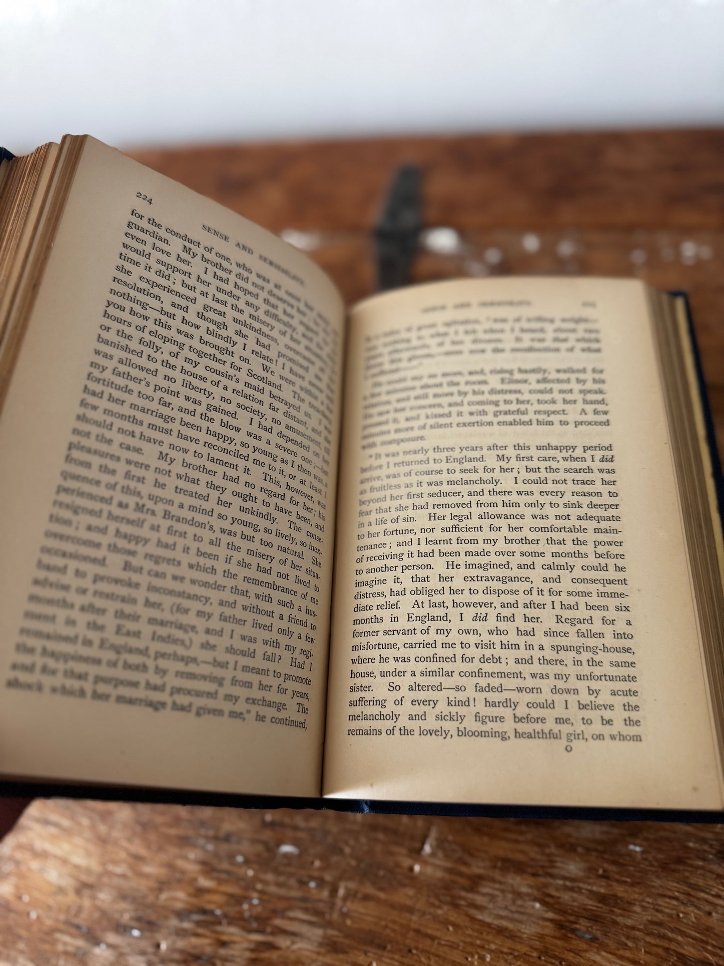 Sense & Sensibility by Jane Austen  Antique Victorian Copy 1890s Nicholson Sons