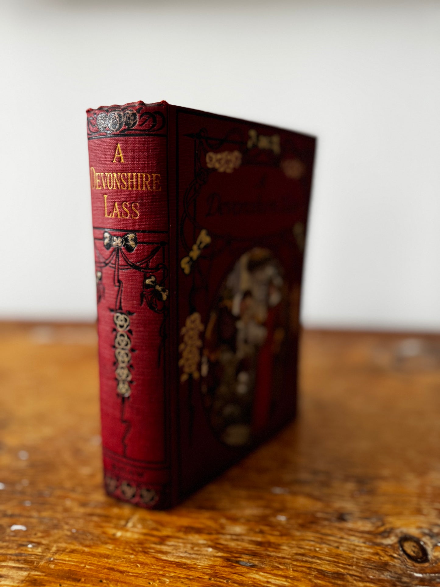 A Devonshire Lass by Henry Moore - John F Shaw Publishing Early 1900s Decorative Book