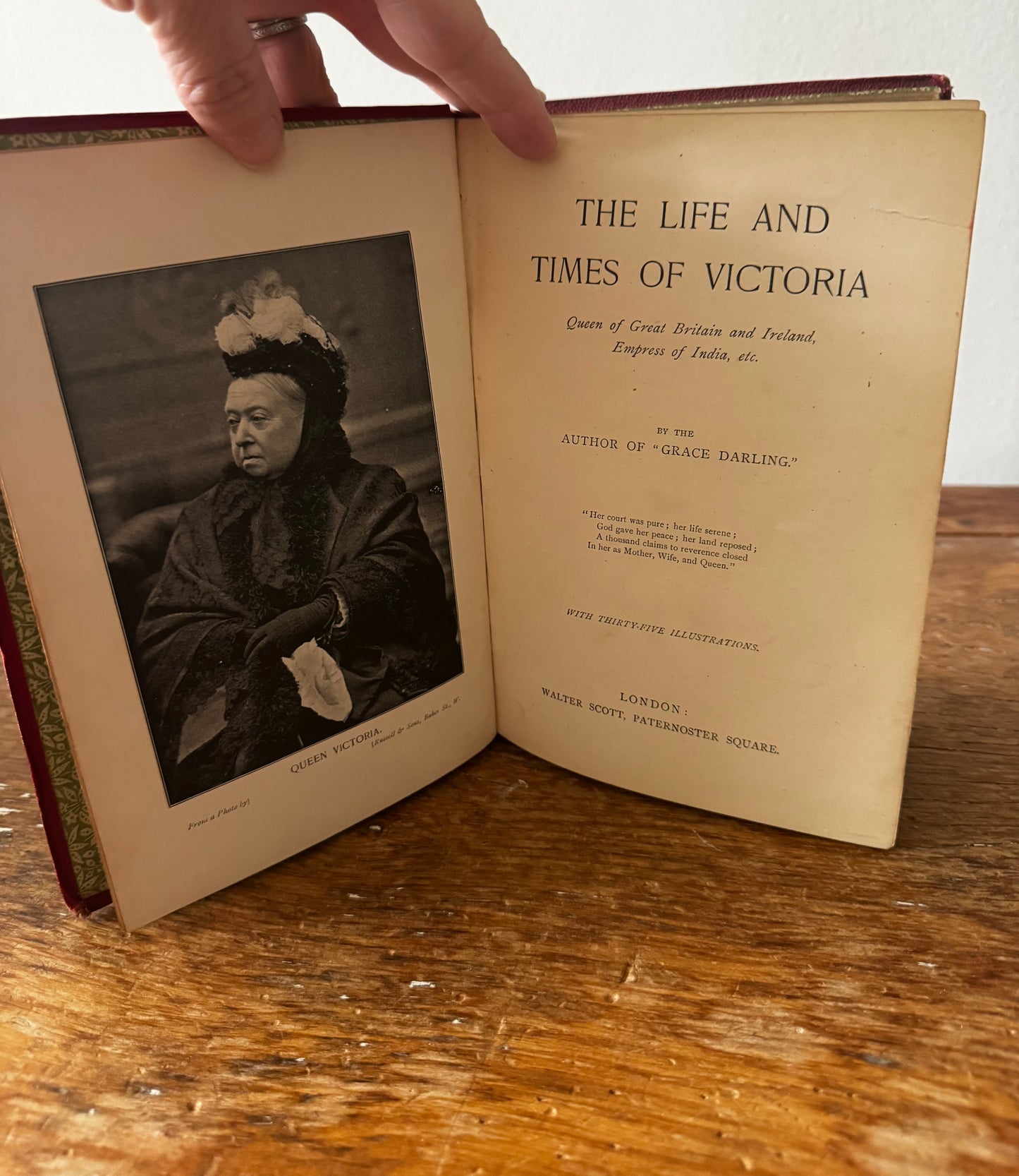 Queen Victoria Antique Book Lot