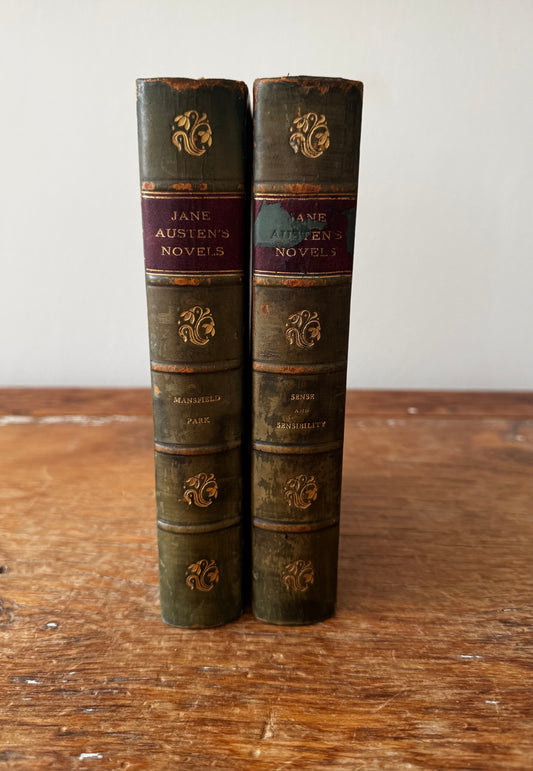 Jane Austens Novels Sense & Sensibility Mansfield Park 1901 Set Hugh Thomson