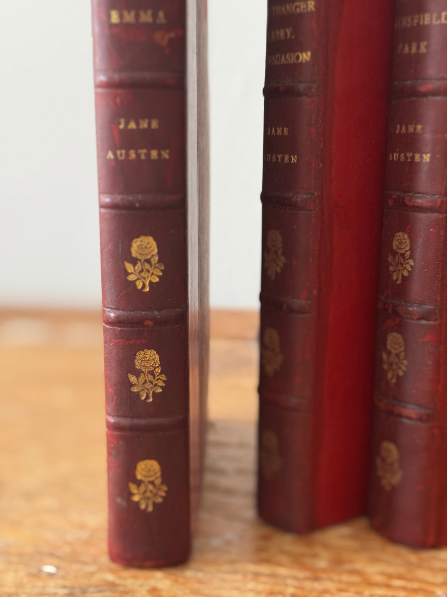 Antique Set Of Jane Austen’s Novels 1920s Riviere & Son Emma Northanger Abbey Persuasion