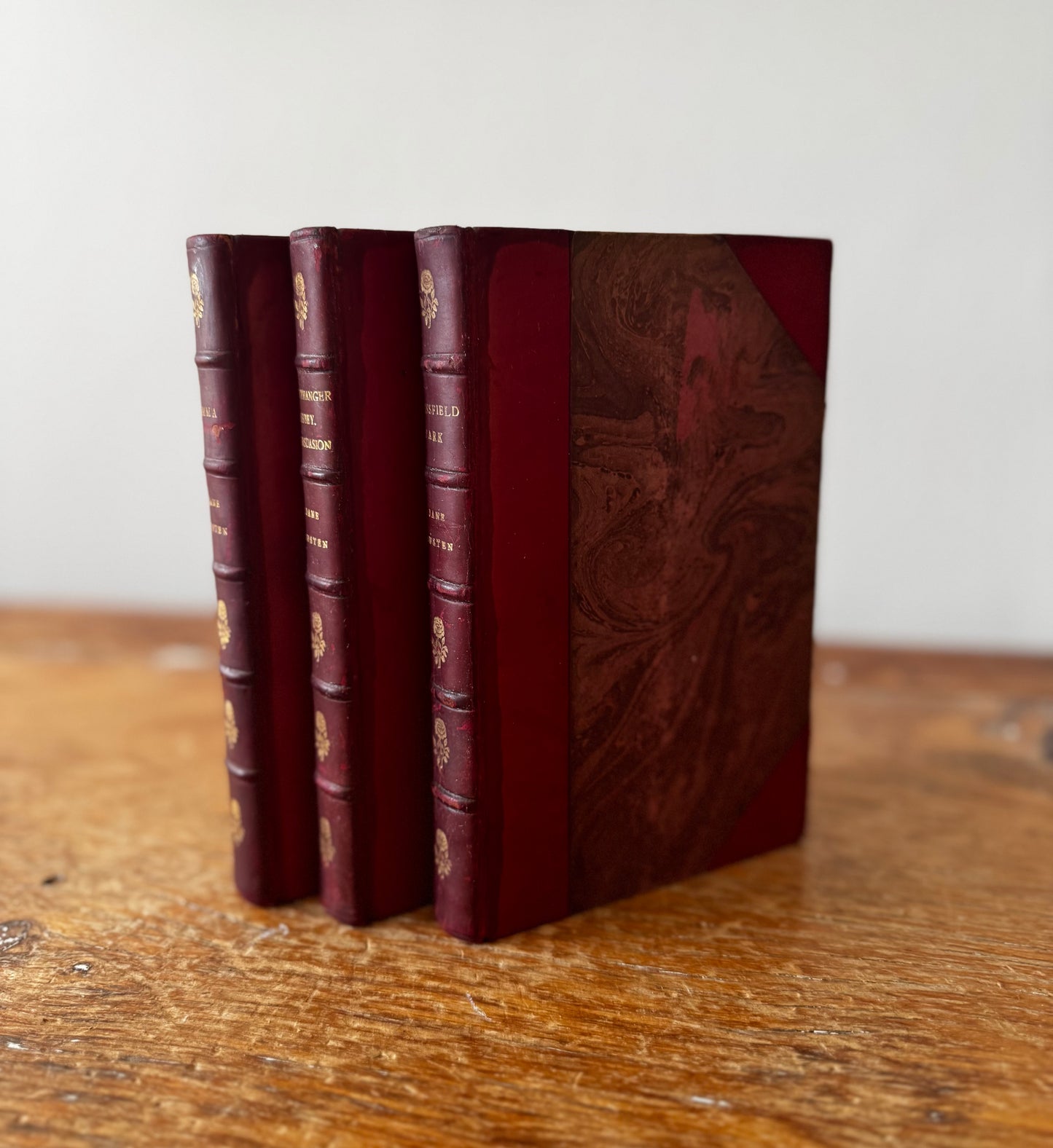 Antique Set Of Jane Austen’s Novels 1920s Riviere & Son Emma Northanger Abbey Persuasion