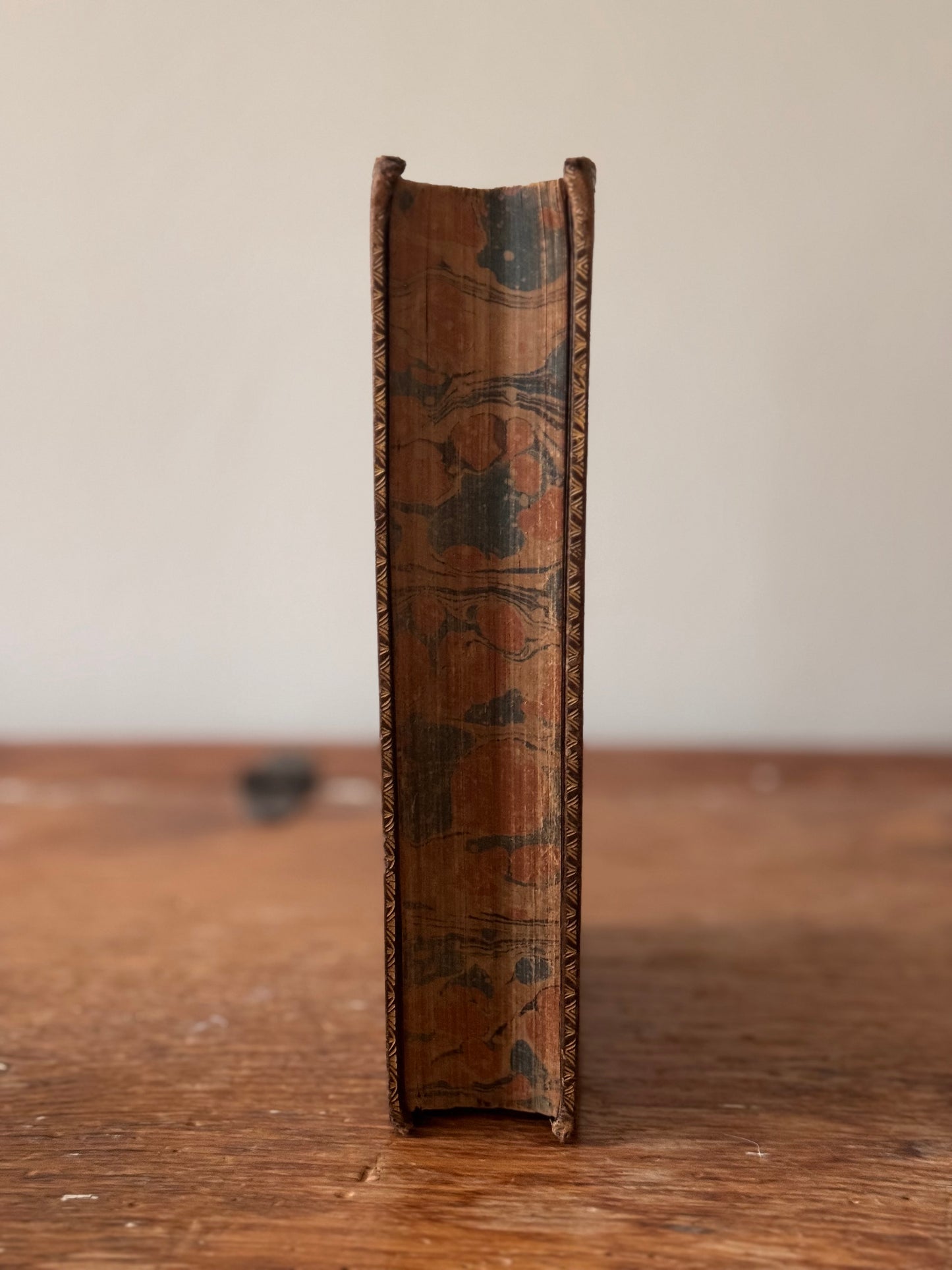 Antique 19c Volume Of A History Of England Hume Prize Binding Full Leather 1872