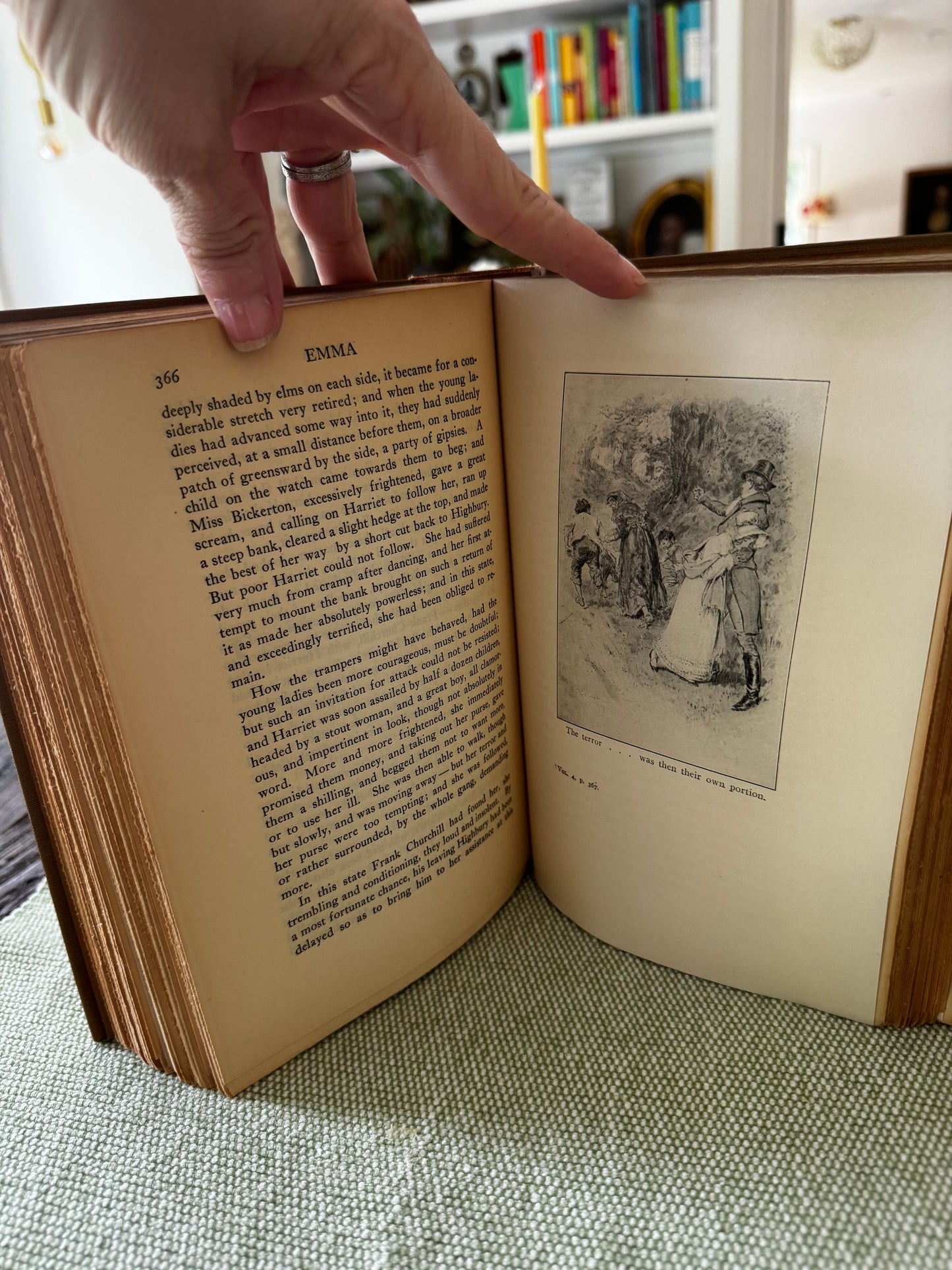 Emma by Jane Austen National Library Edition c1900s Illustrated
