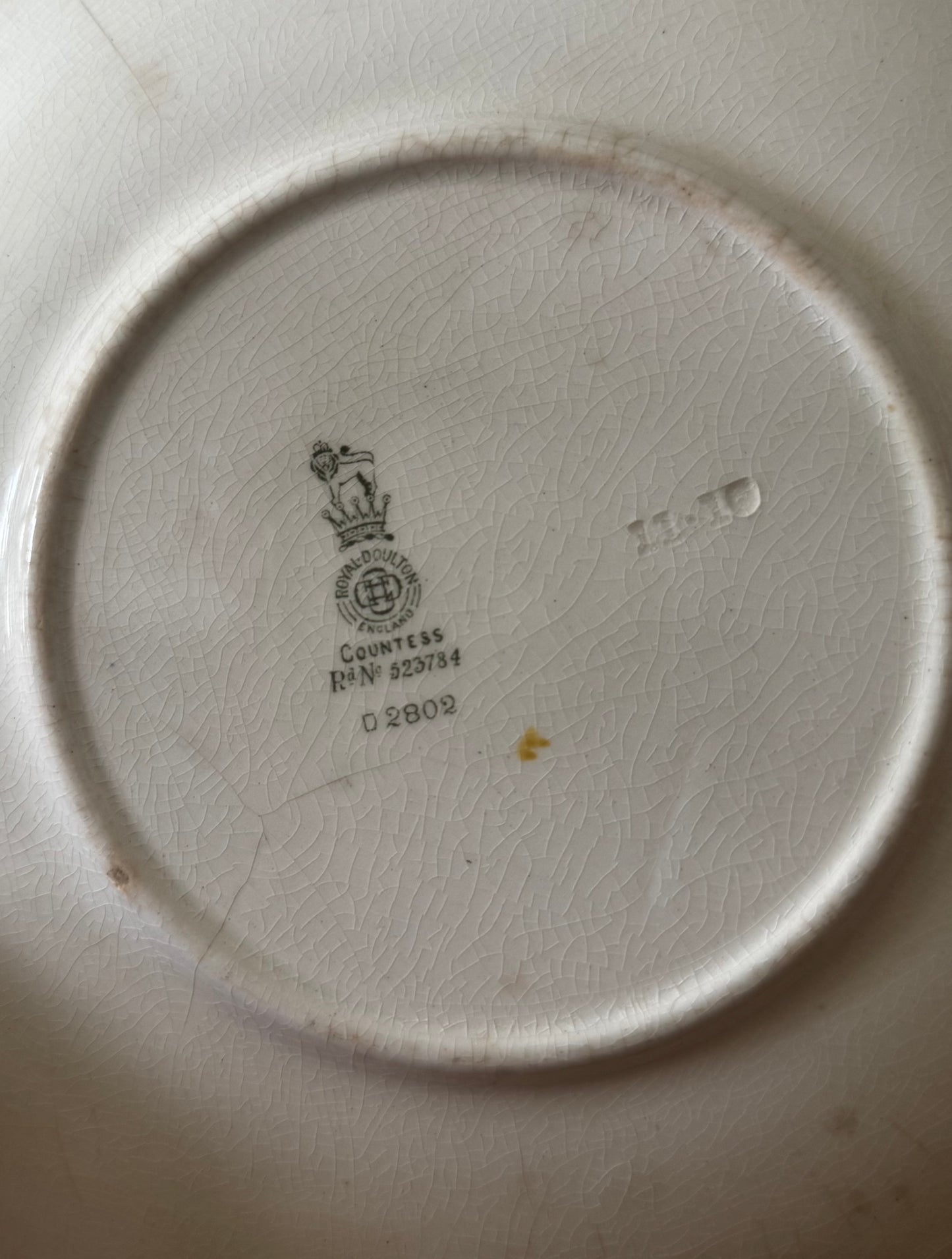 Antique 1920 Royal Doulton Countess Swag Pattern Plate