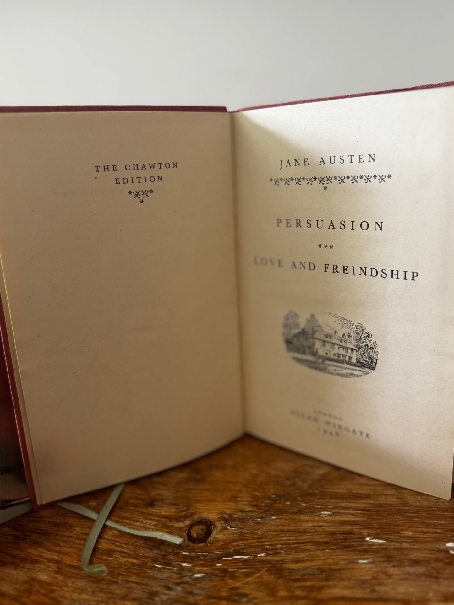 Vintage Set Novels Of Jane Austen Chawton Wingate Edition 1948 Pride & Prejudice